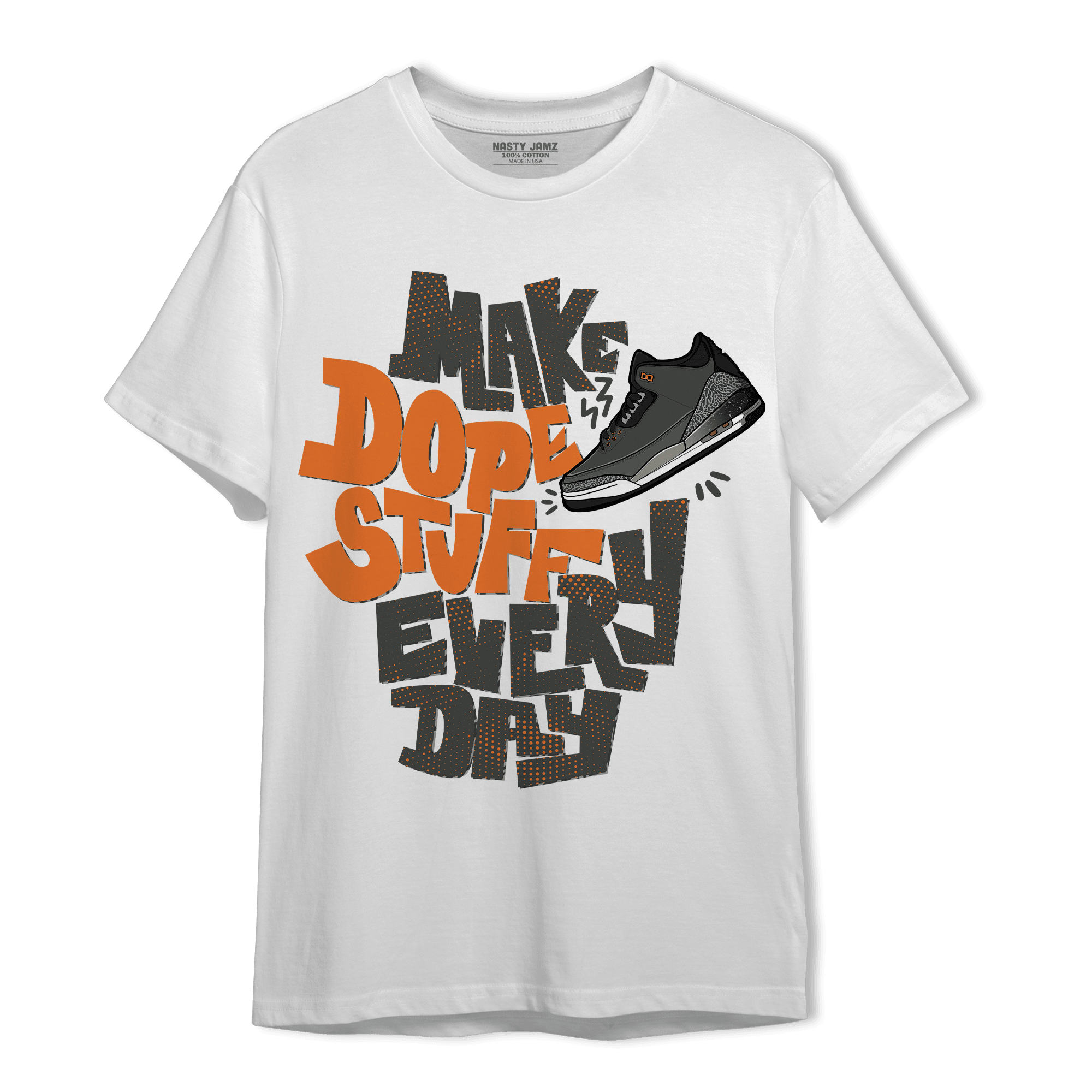 Fear Pack 3s T Shirt Match Dope Sneaker - NastyJamz
