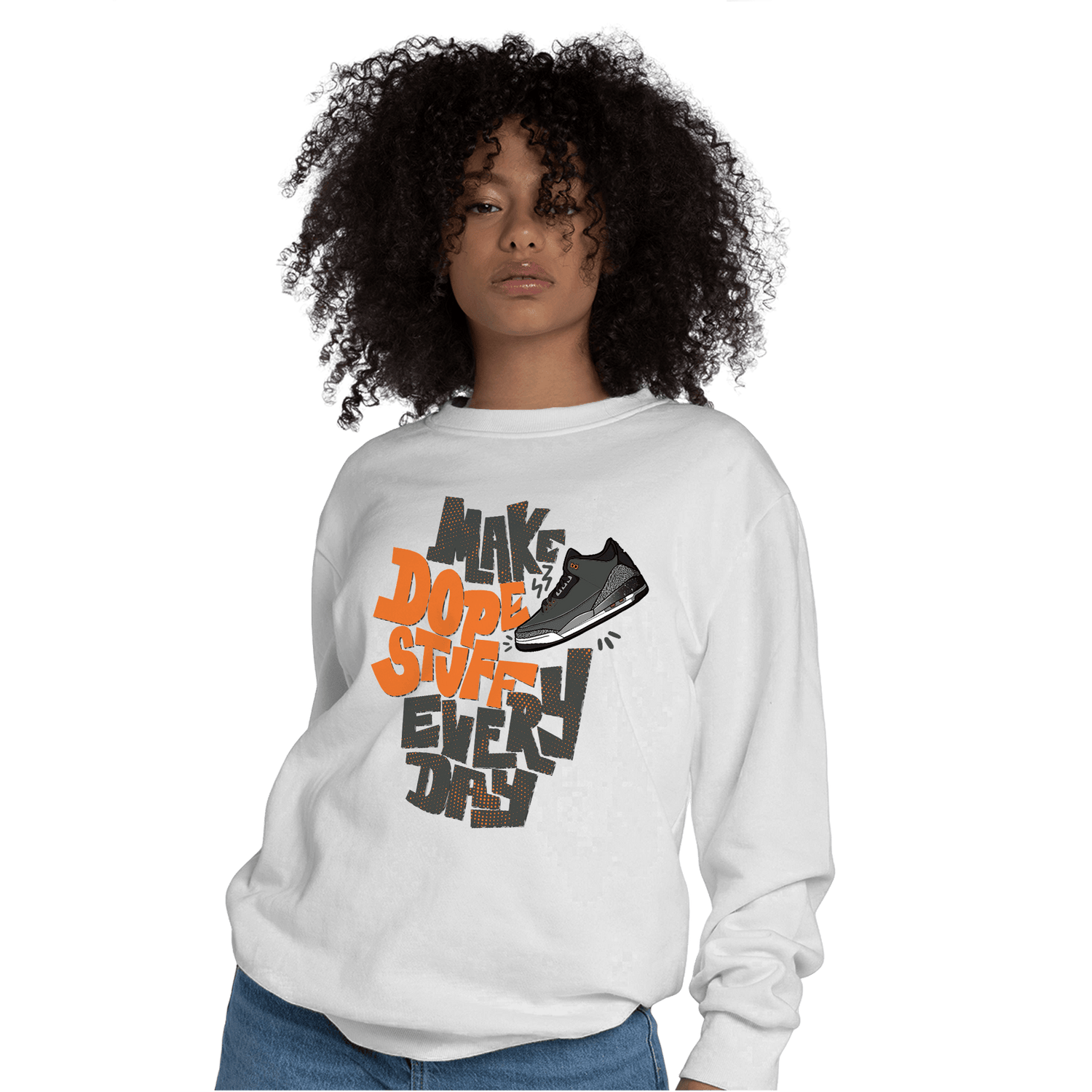 Fear Pack 3s Sweatshirt Match Dope Sneaker - NastyJamz