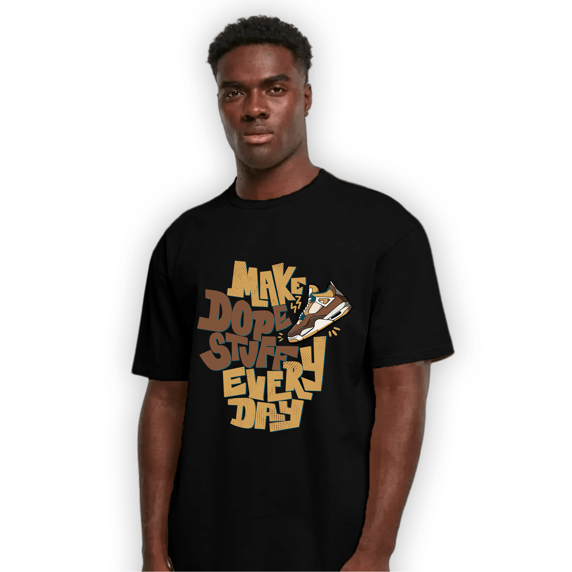 Cacao Wow 4s T Shirt Match Dope Sneaker - NastyJamz