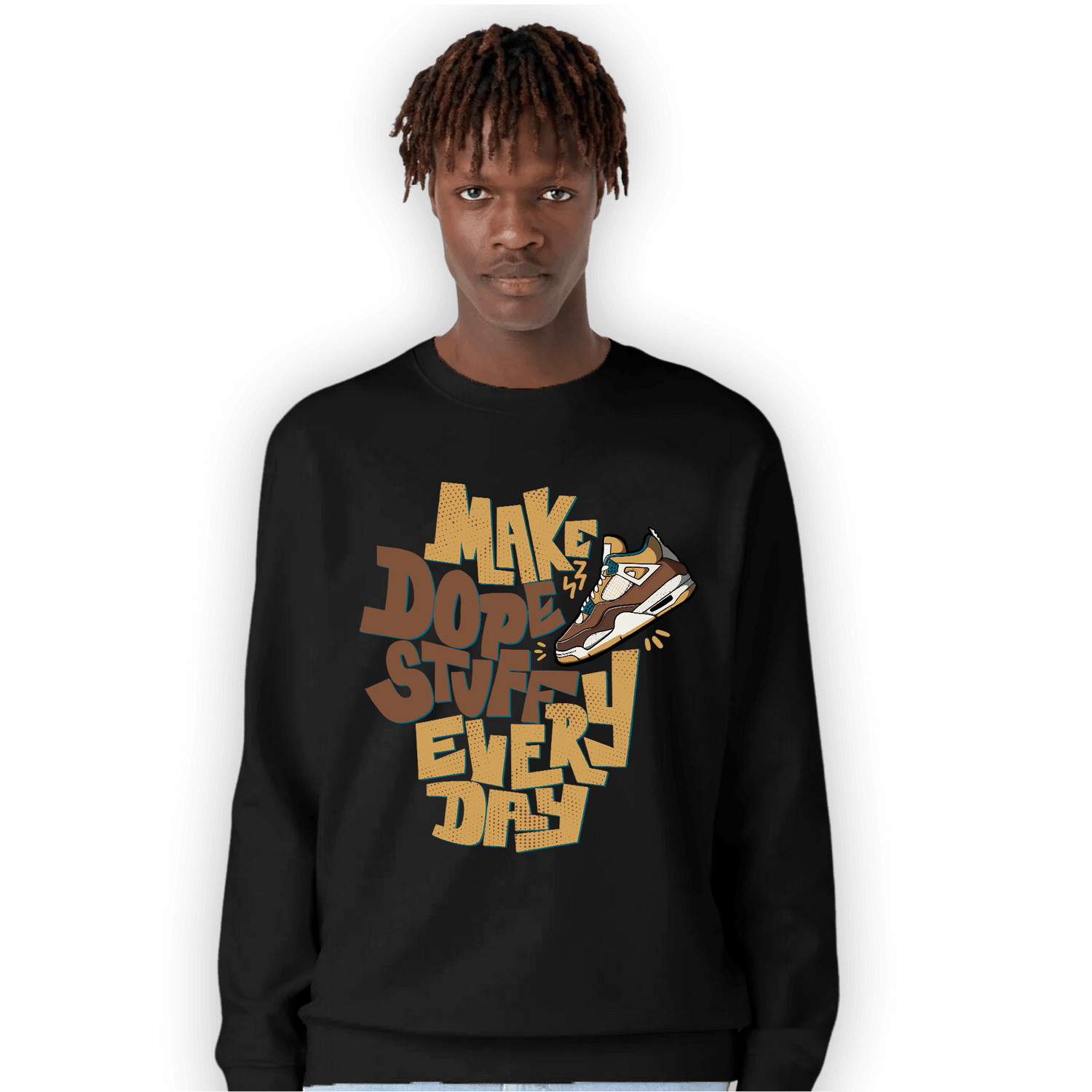 Cacao Wow 4s Sweatshirt Match Dope Sneaker - NastyJamz