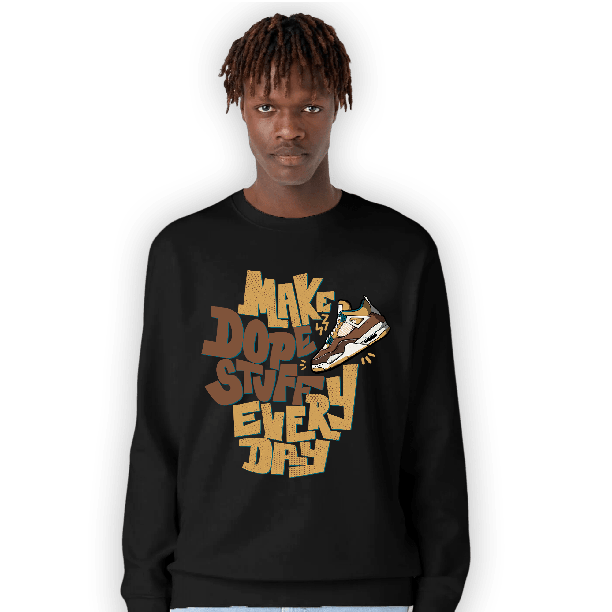 Cacao Wow 4s Sweatshirt Match Dope Sneaker - NastyJamz