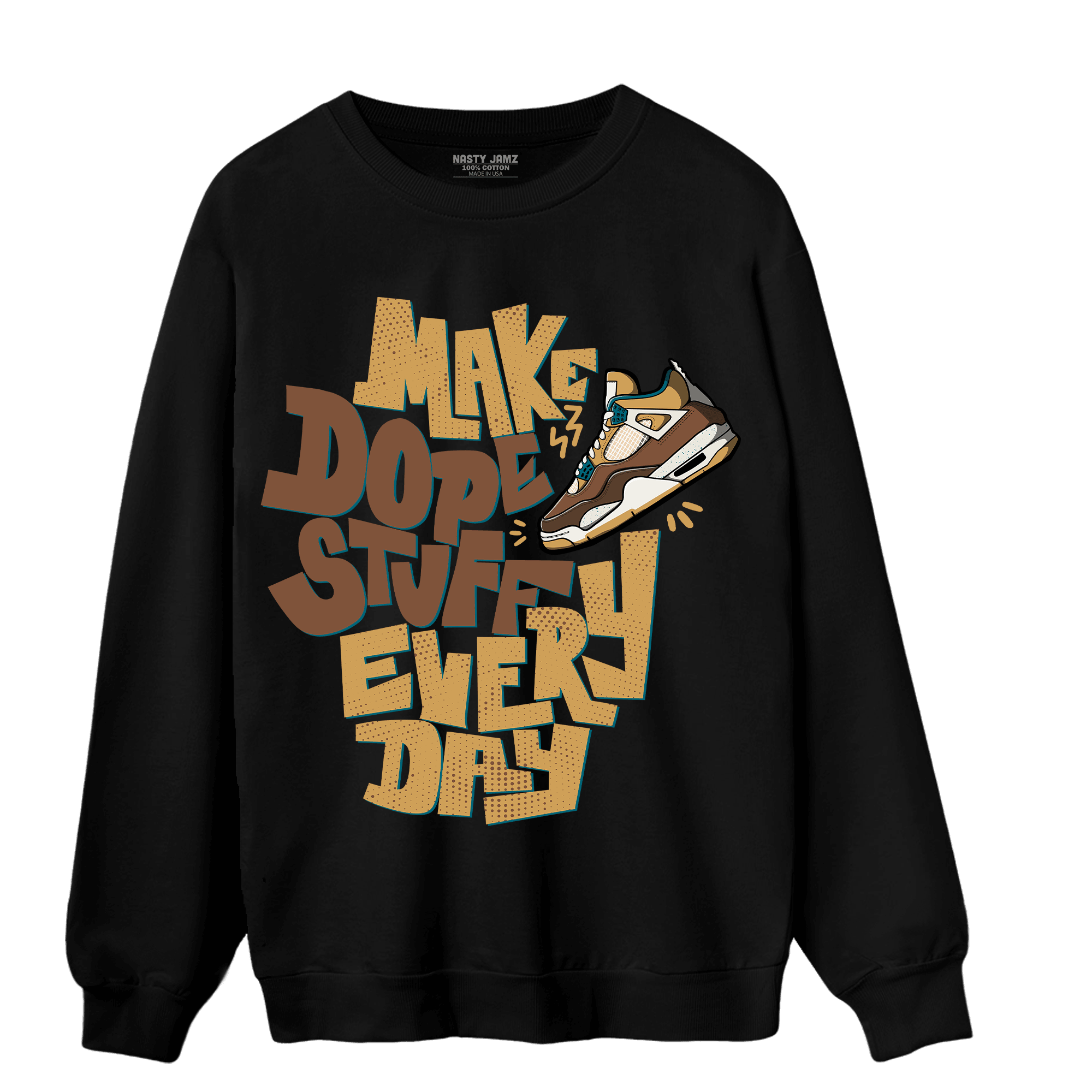 Cacao Wow 4s Sweatshirt Match Dope Sneaker - NastyJamz