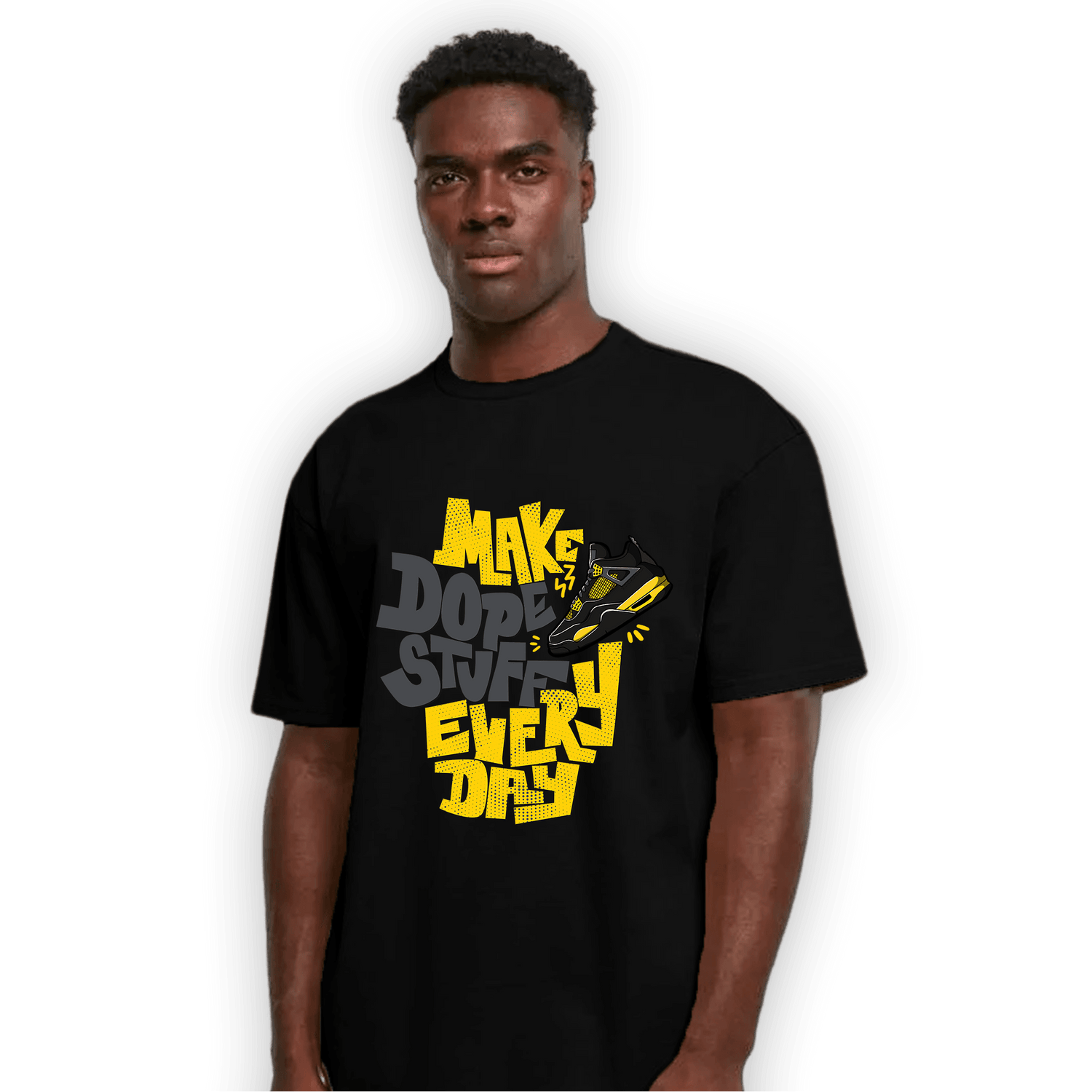 Thunder 4s T Shirt Match Dope Sneaker - NastyJamz