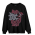 Burgundy 5s Sweatshirt Match Dope Sneaker - NastyJamz