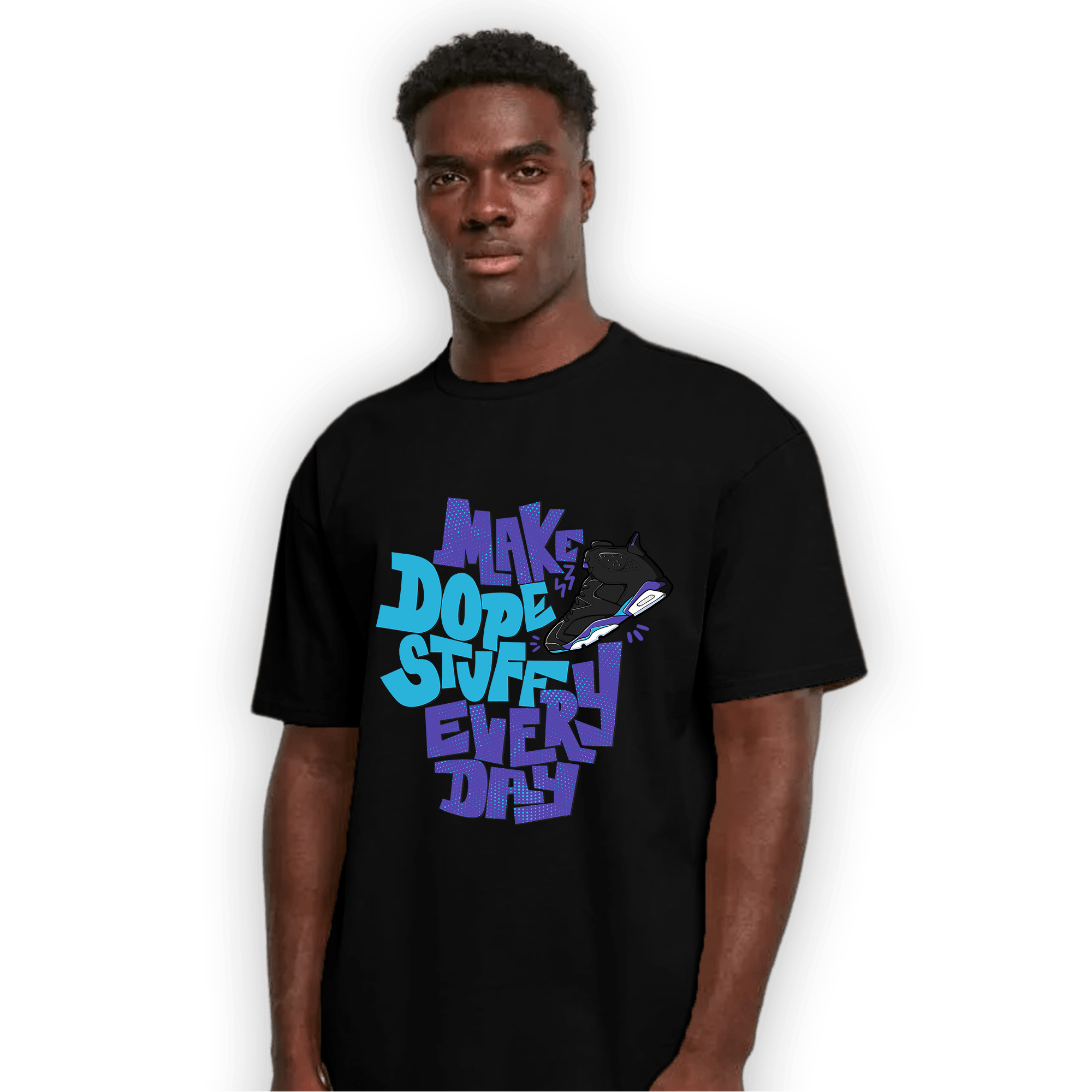 Aqua 6s T Shirt Match Dope Sneaker - NastyJamz