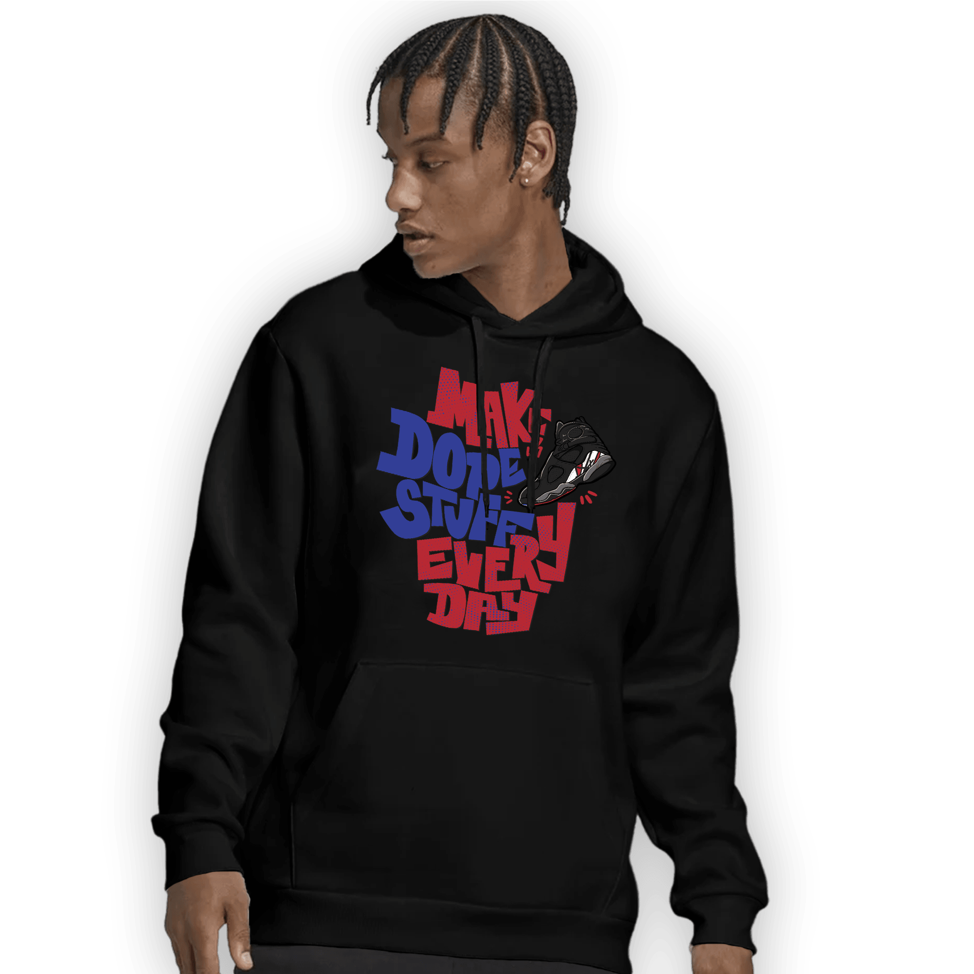 Playoffs 8s Hoodie Match Dope Sneaker - NastyJamz