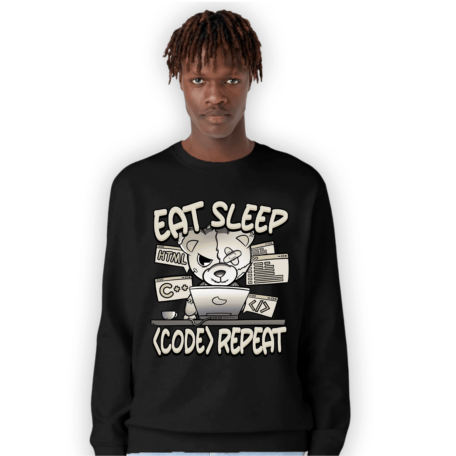 Gratitude 11s Sweatshirt Match Eat Sleep Code BER - NastyJamz