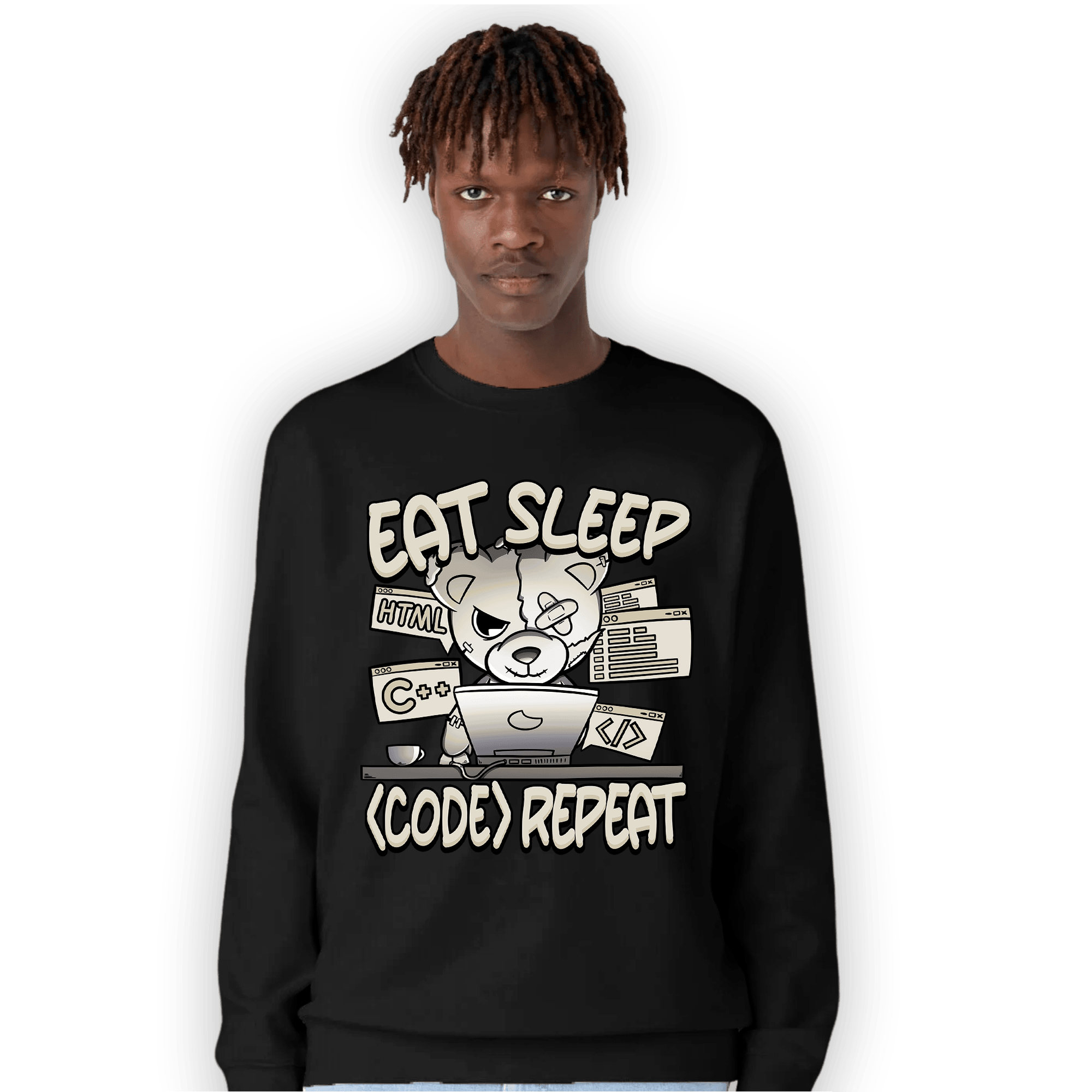 Gratitude 11s Sweatshirt Match Eat Sleep Code BER - NastyJamz