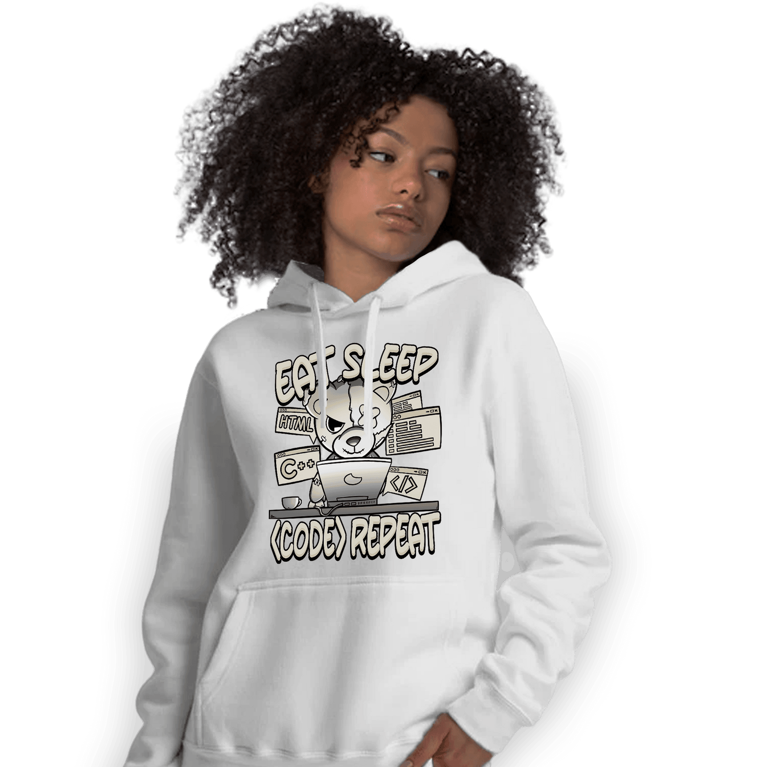 Gratitude 11s Hoodie Match Eat Sleep Code BER - NastyJamz