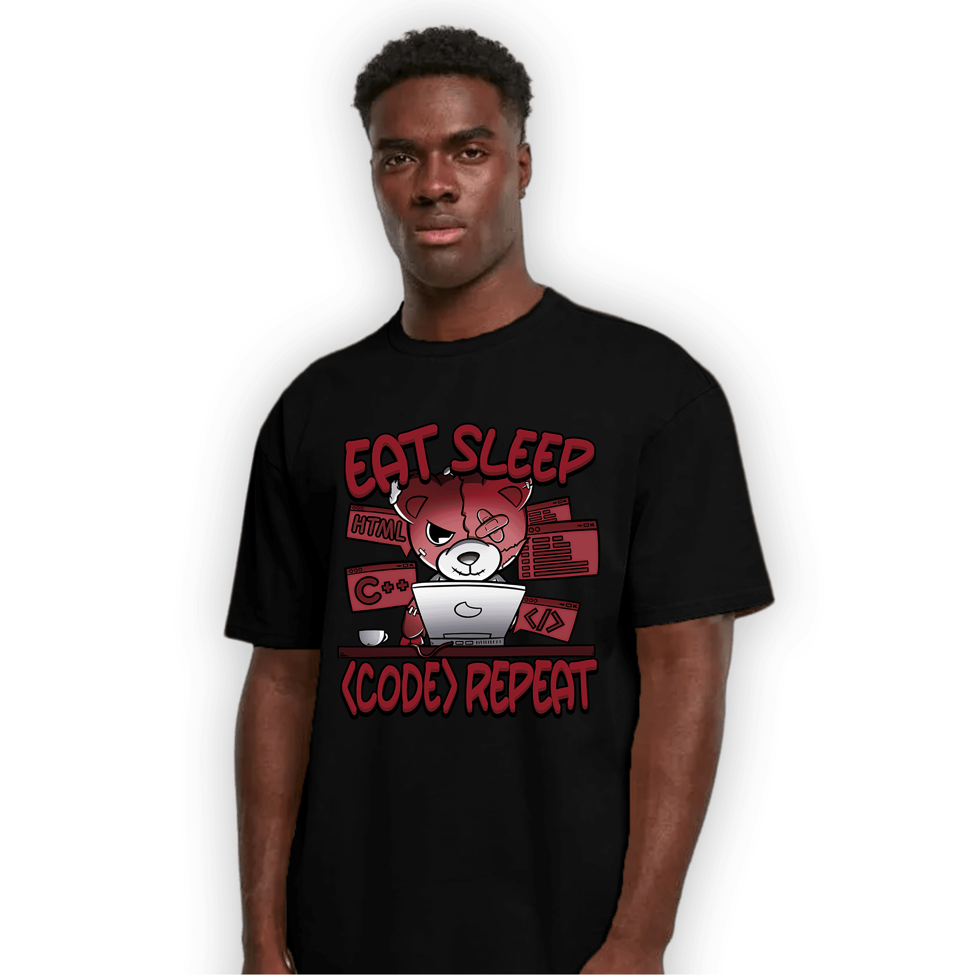 Cherry 12s T Shirt Match Eat Sleep Code BER - NastyJamz