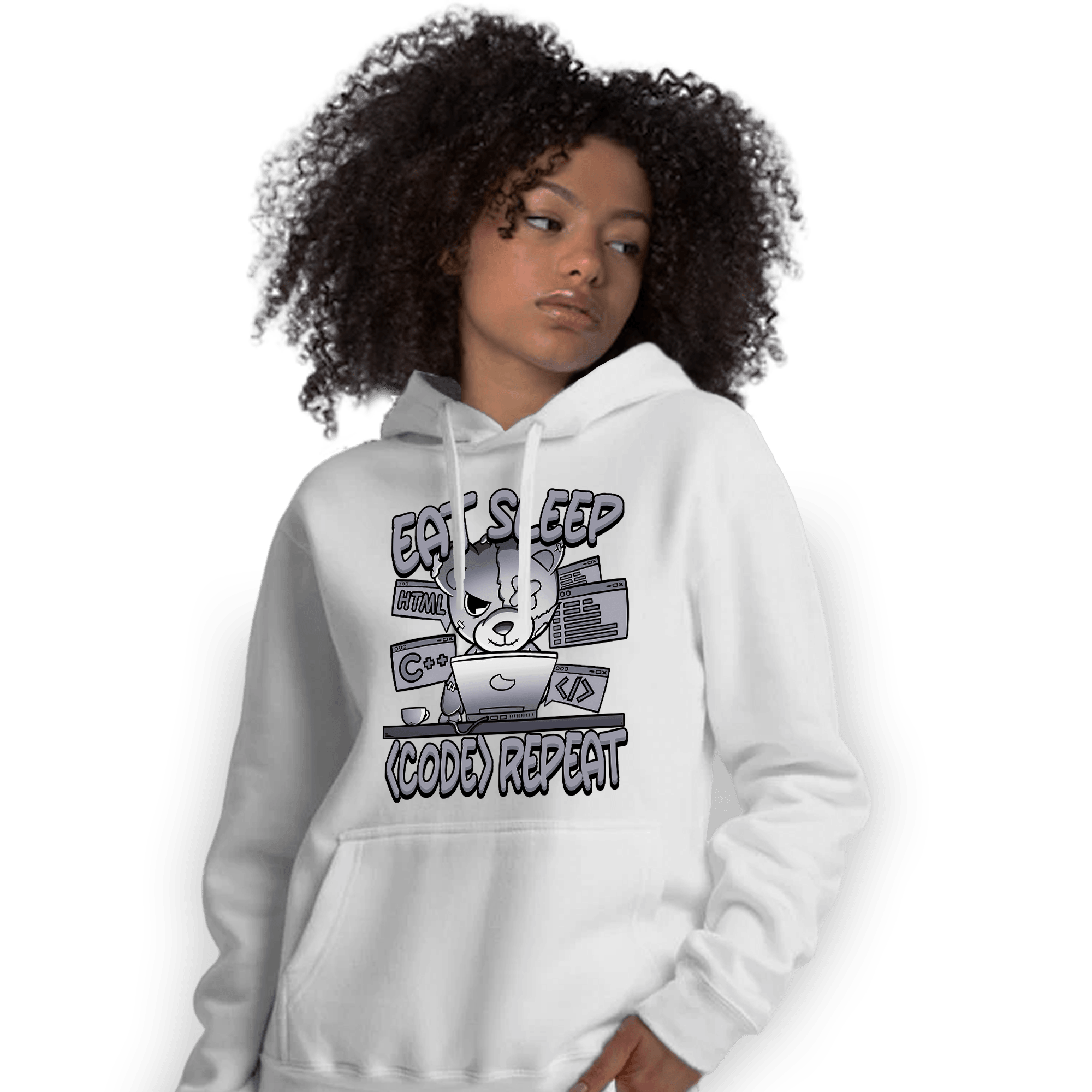 Stealth 14s Hoodie Match Eat Sleep Code BER - NastyJamz