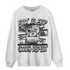 Retro High OG Black White 1s Sweatshirt Match Eat Sleep Code BER - NastyJamz