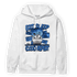 University Blue Toe 1s Hoodie Match Eat Sleep Code BER - NastyJamz