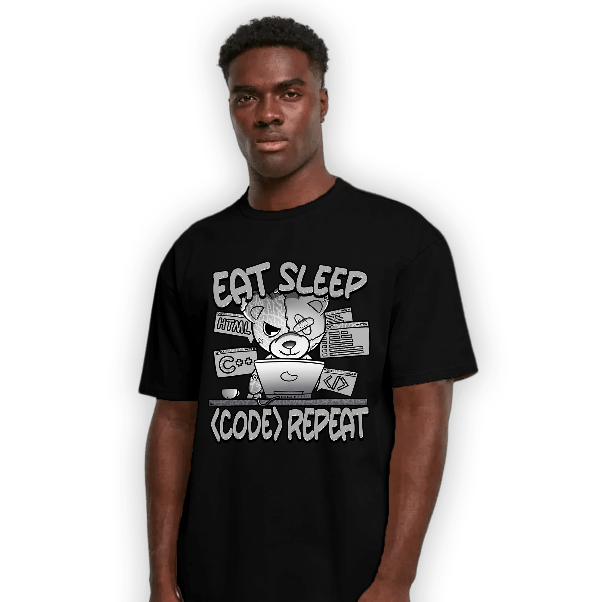 Craft Ivory 3s T Shirt Match Eat Sleep Code BER - NastyJamz