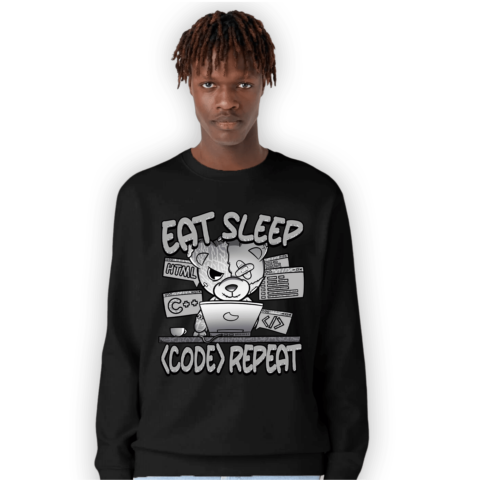Craft Ivory 3s Sweatshirt Match Eat Sleep Code BER - NastyJamz