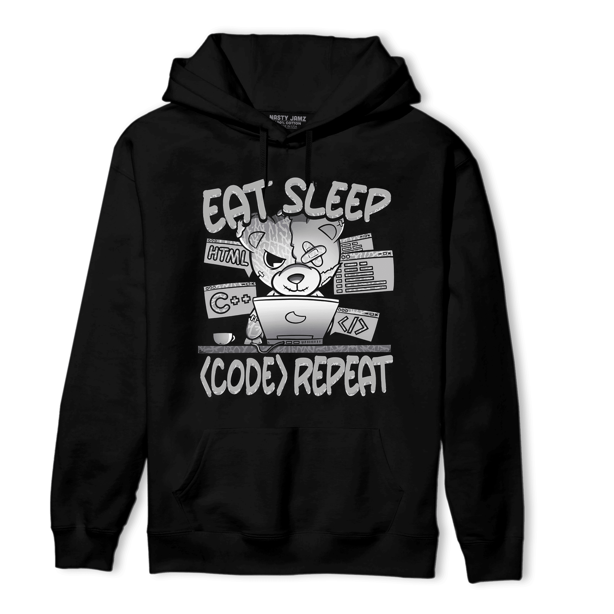 Craft Ivory 3s Hoodie Match Eat Sleep Code BER - NastyJamz