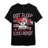 Bred Reimagined 4s T Shirt Match Eat Sleep Code BER - NastyJamz