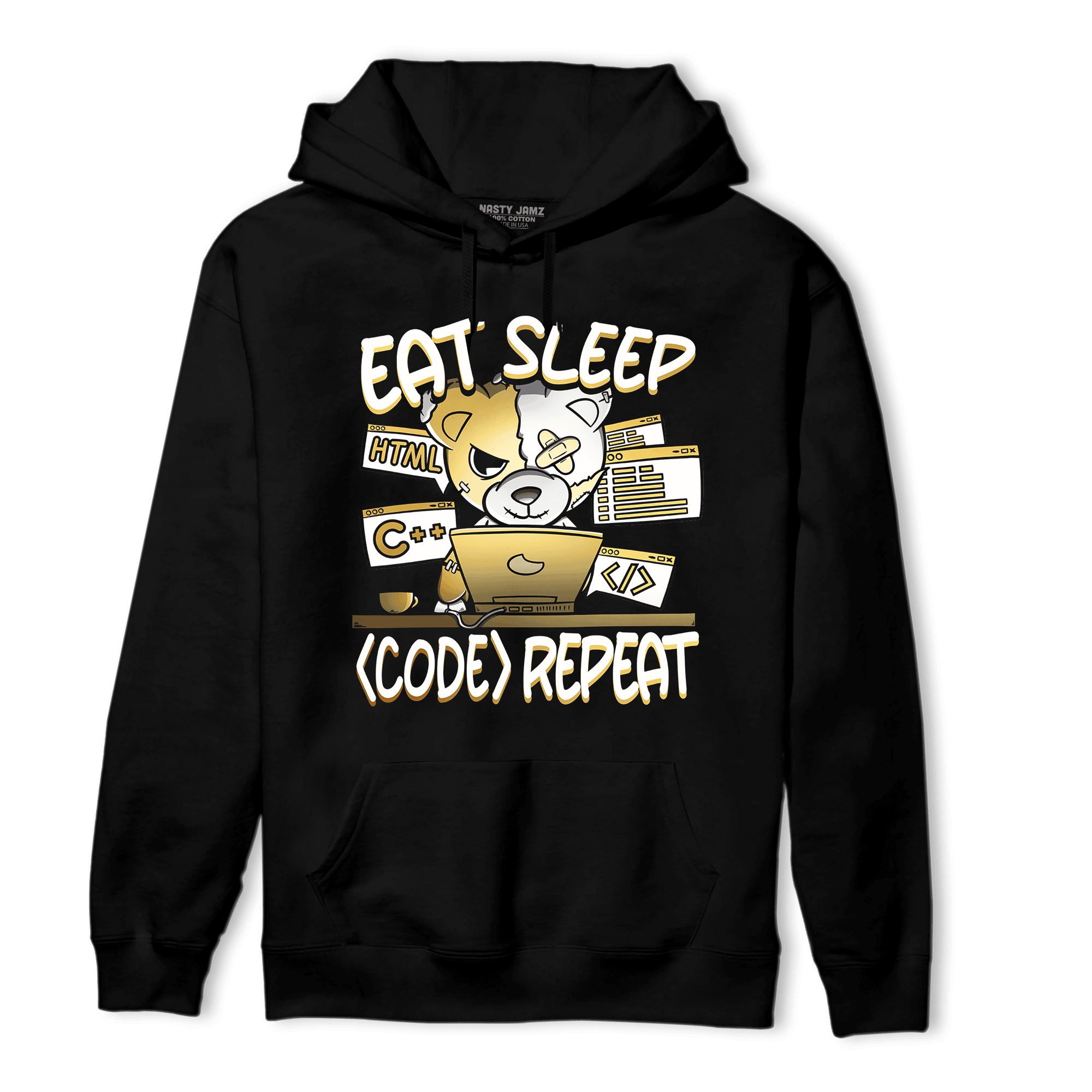 Sail 4s Hoodie Match Eat Sleep Code BER - NastyJamz