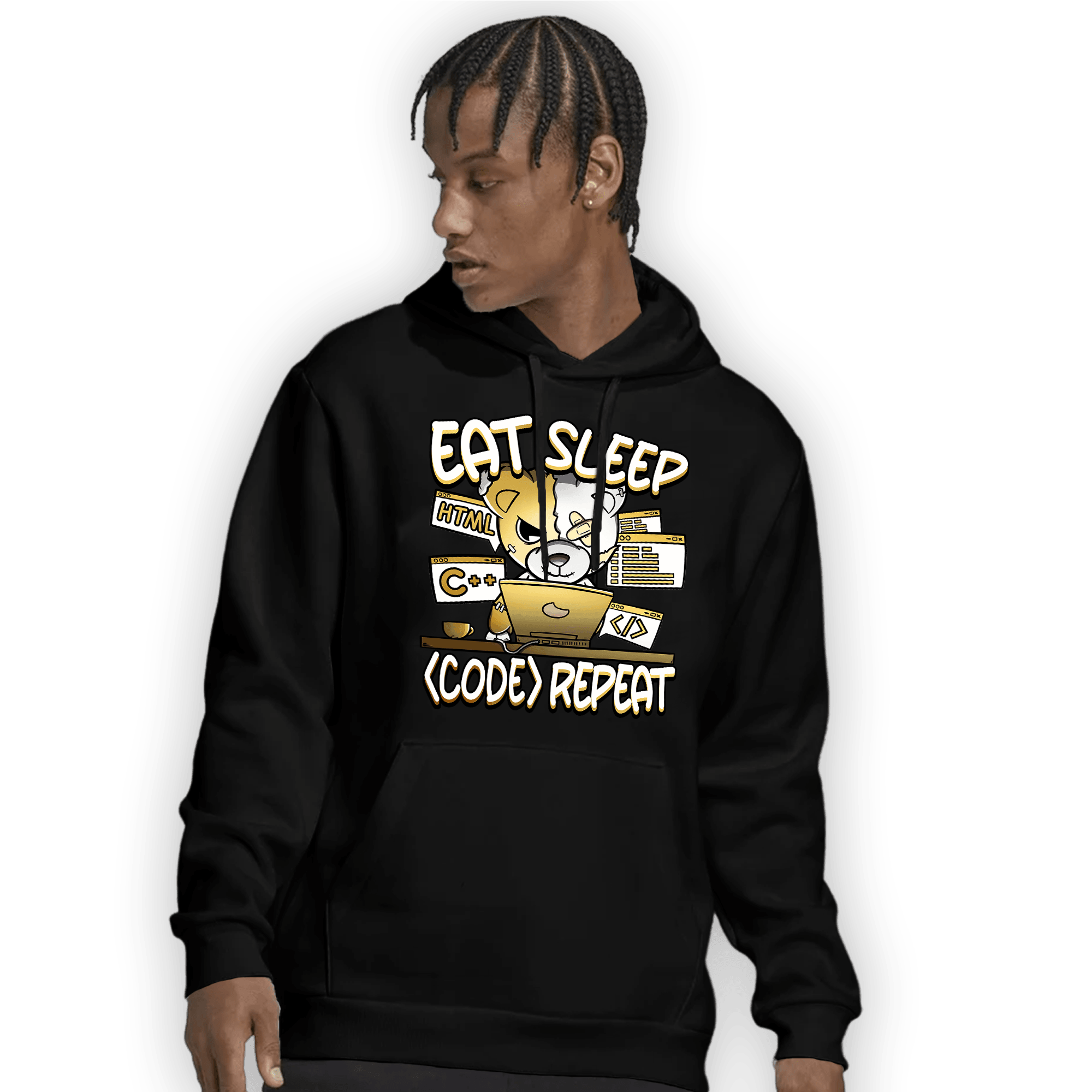 Sail 4s Hoodie Match Eat Sleep Code BER - NastyJamz