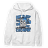 University Blue 5s Hoodie Match Eat Sleep Code BER - NastyJamz