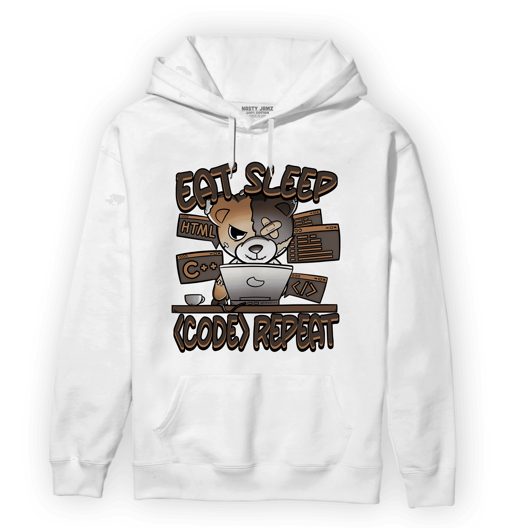 Jumpman Jack Hoodie Match Eat Sleep Code BER - NastyJamz