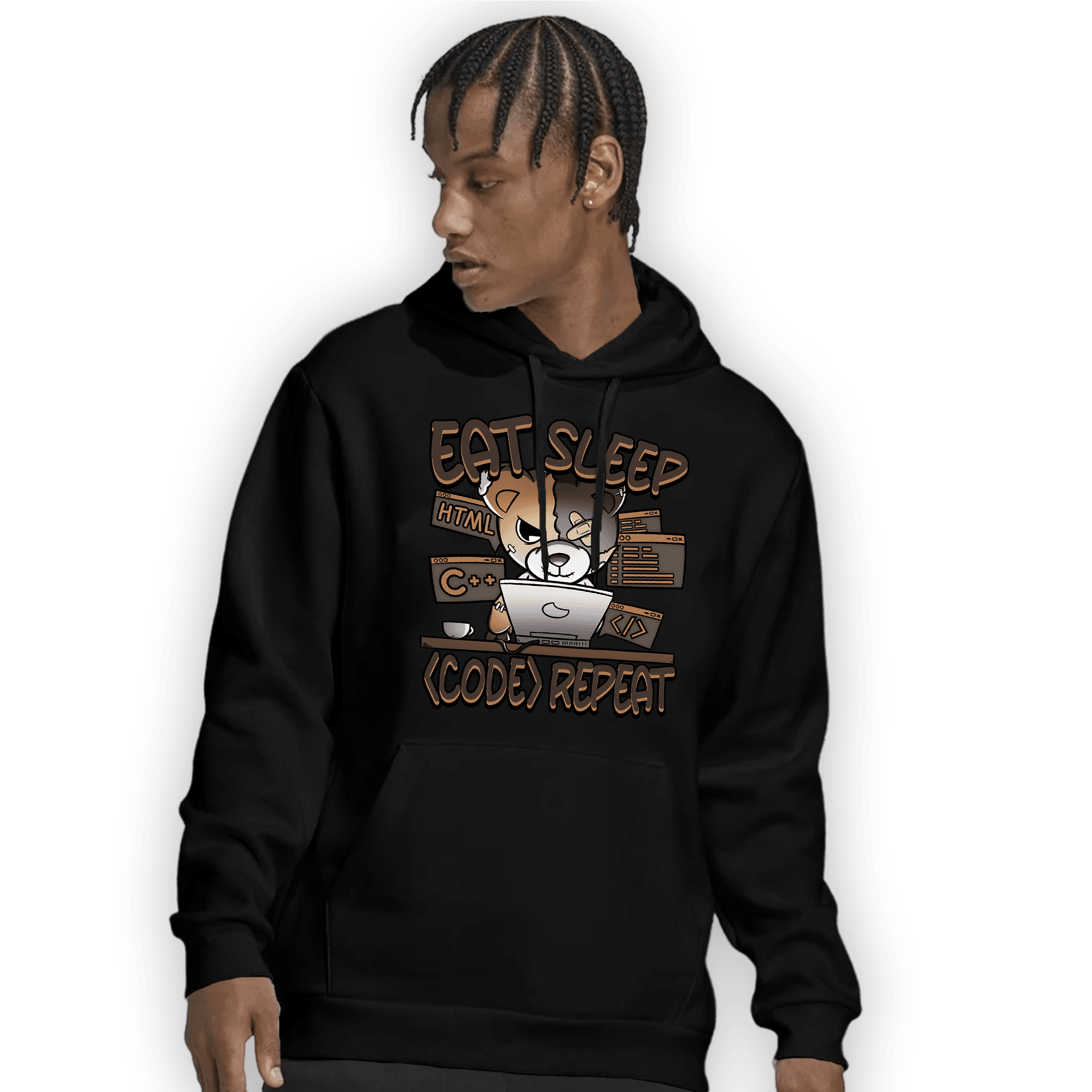 Jumpman Jack Hoodie Match Eat Sleep Code BER - NastyJamz
