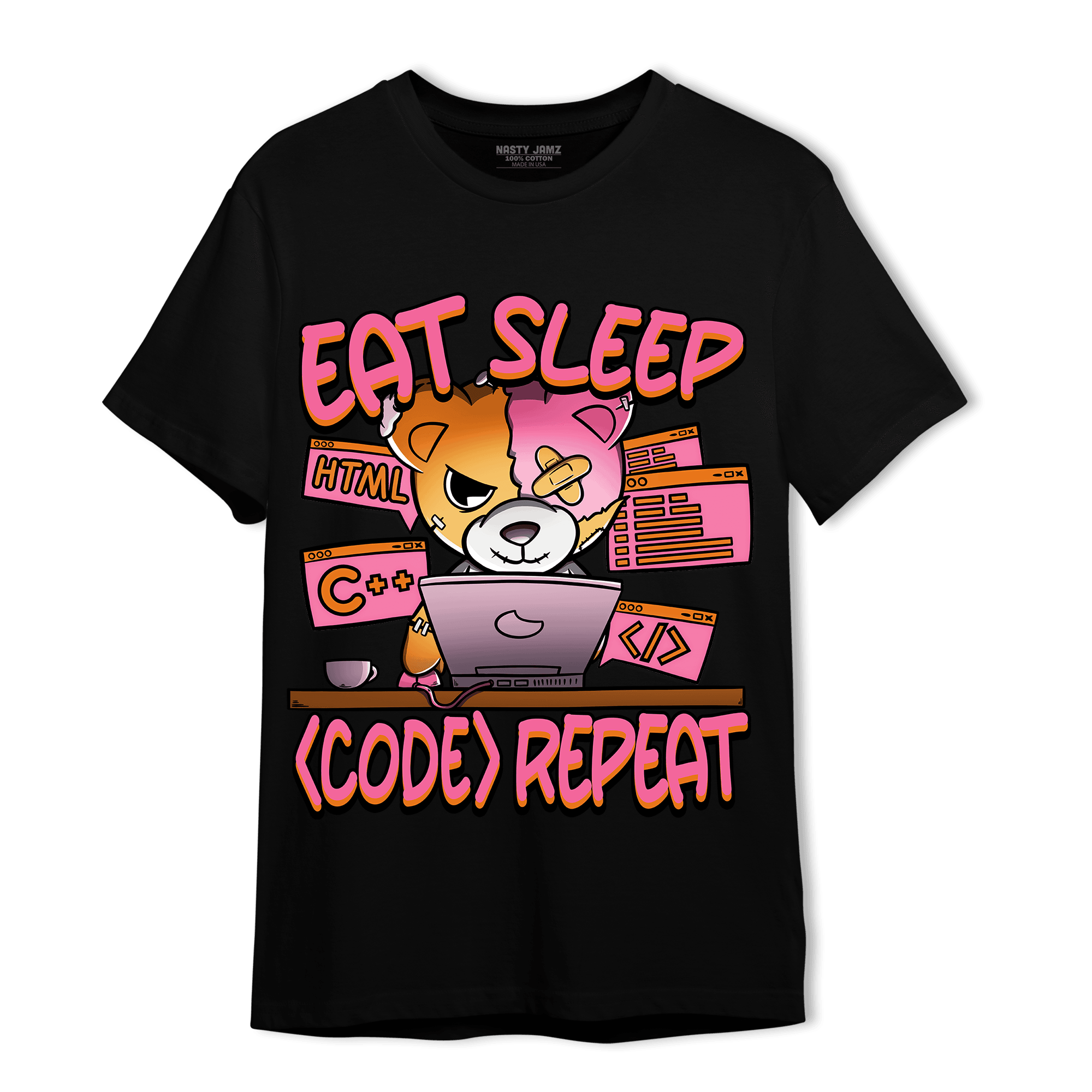 SB Dunk Blossom T Shirt Match Eat Sleep Code BER - NastyJamz