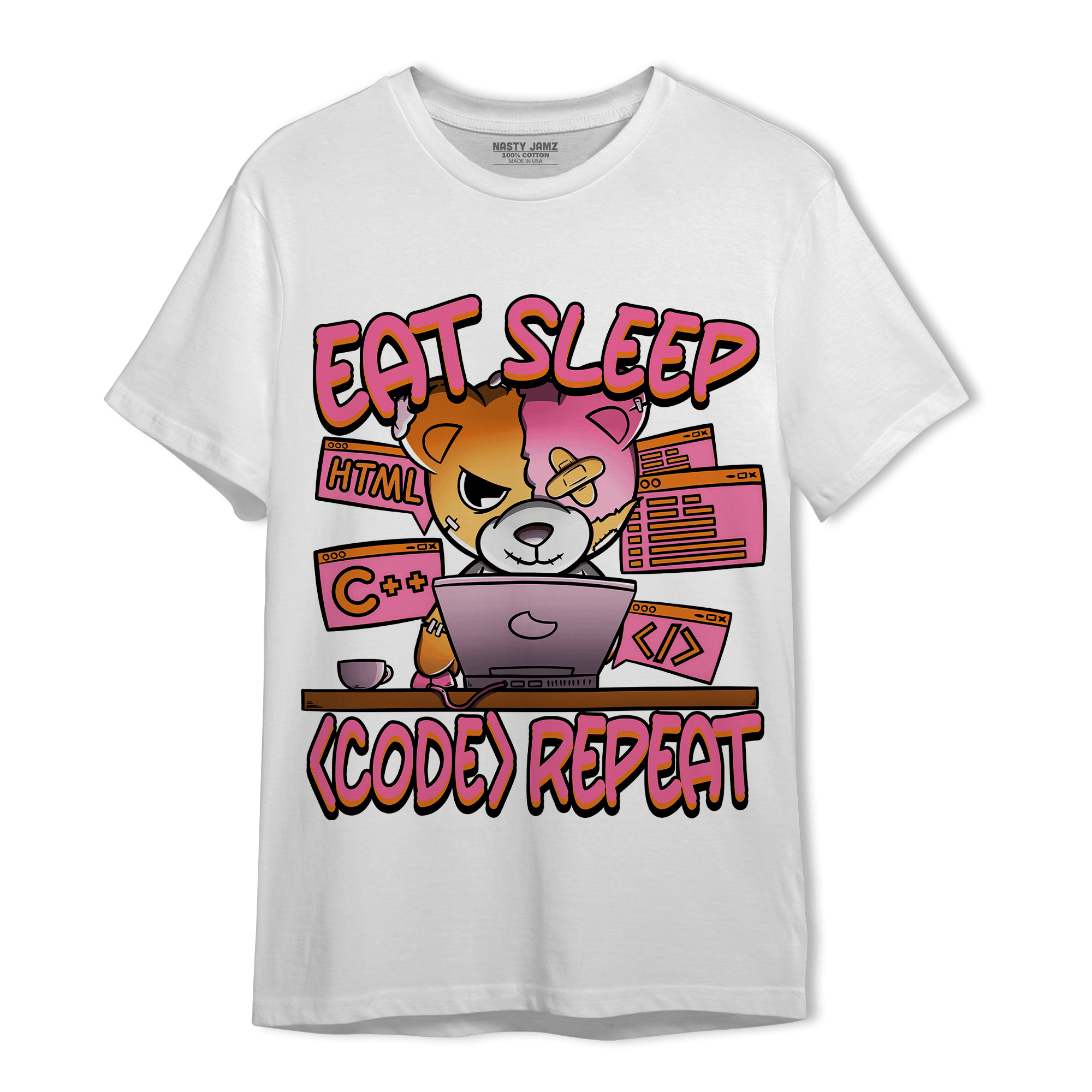 SB Dunk Blossom T Shirt Match Eat Sleep Code BER - NastyJamz