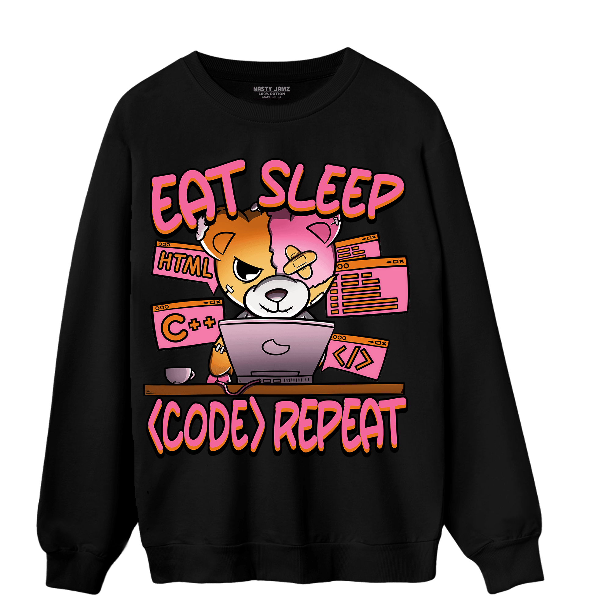 SB Dunk Blossom Sweatshirt Match Eat Sleep Code BER - NastyJamz