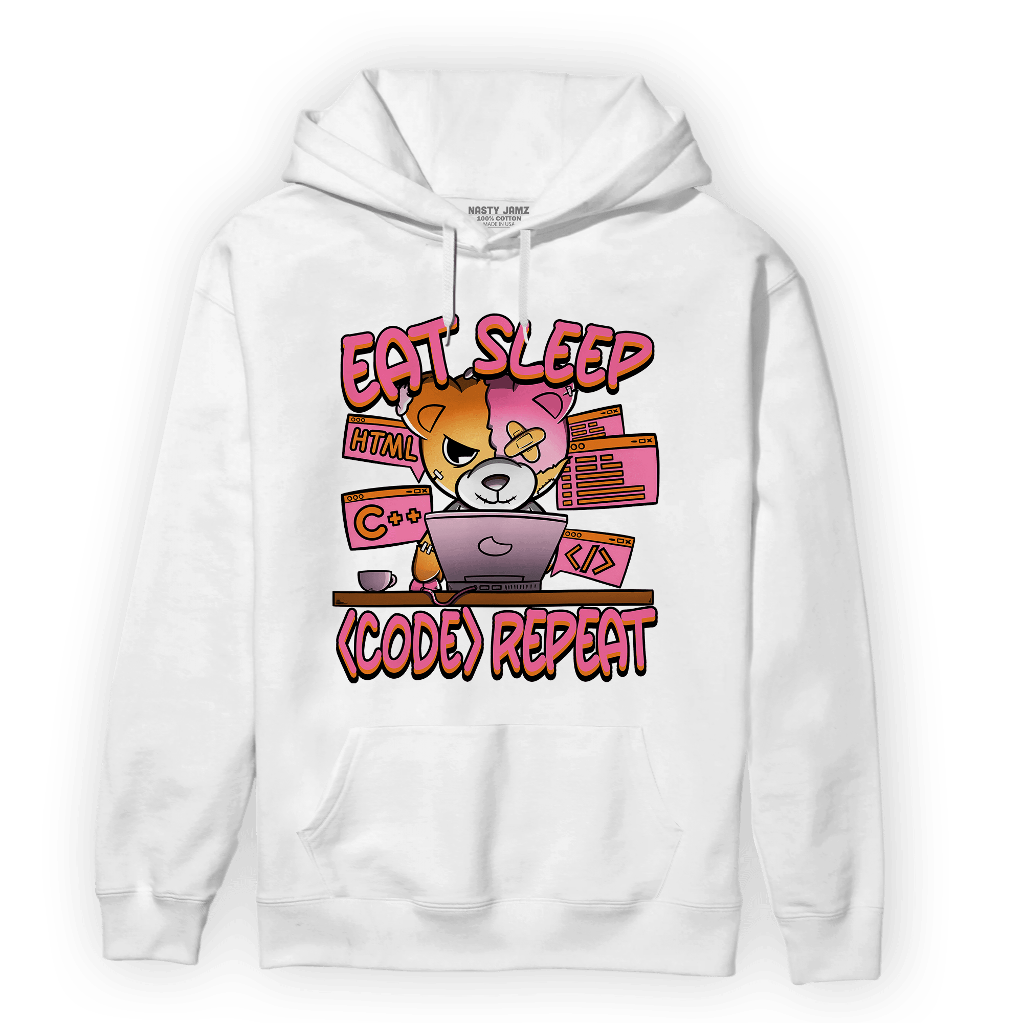 SB Dunk Blossom Hoodie Match Eat Sleep Code BER - NastyJamz