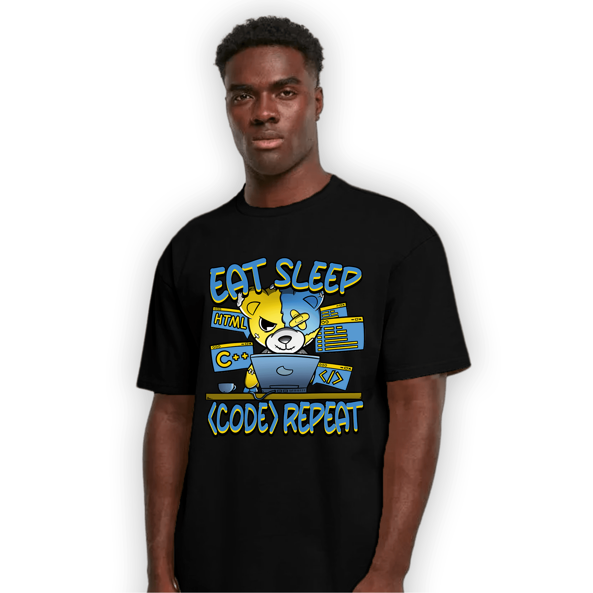 SB Dunk Bubbles T Shirt Match Eat Sleep Code BER - NastyJamz