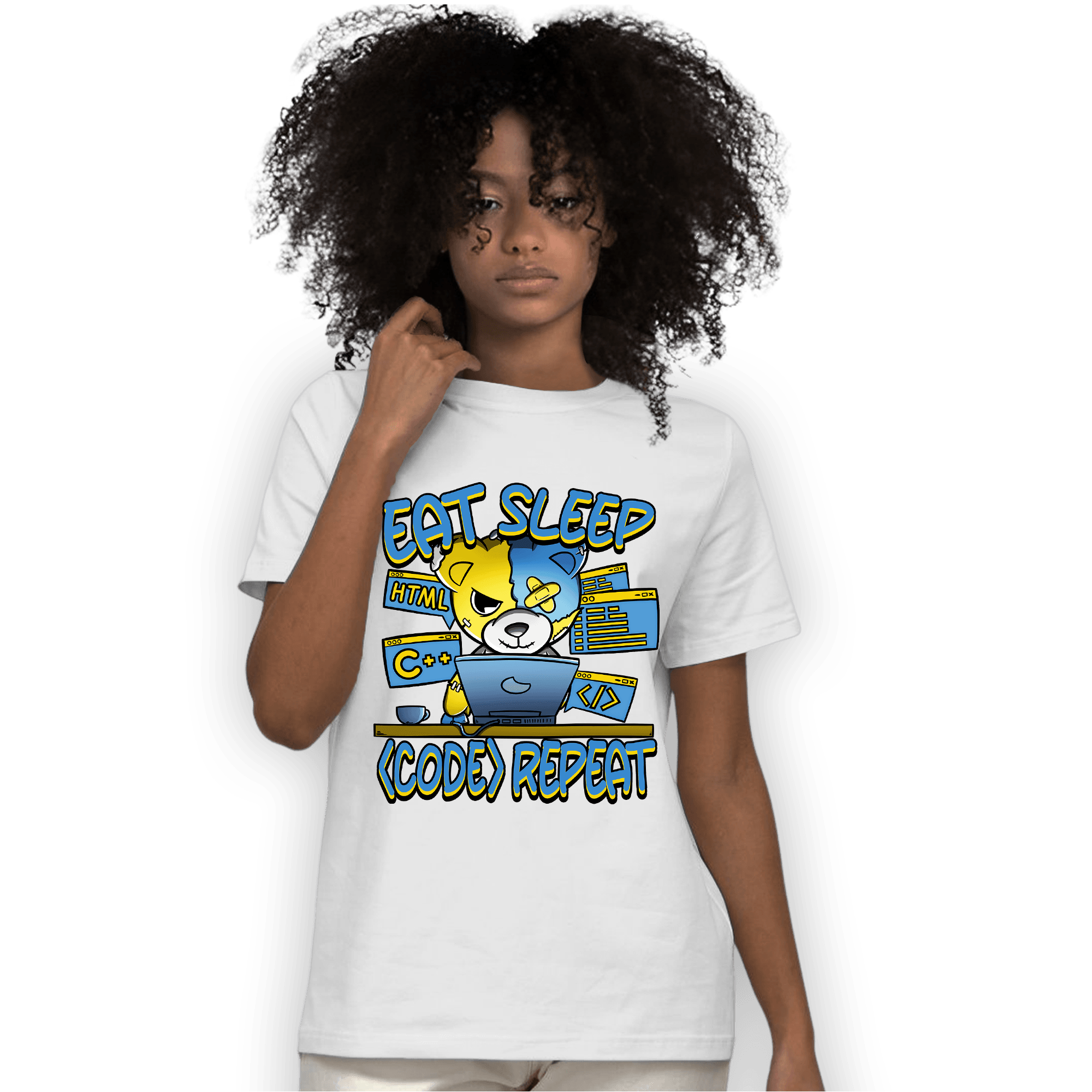 SB Dunk Bubbles T Shirt Match Eat Sleep Code BER - NastyJamz