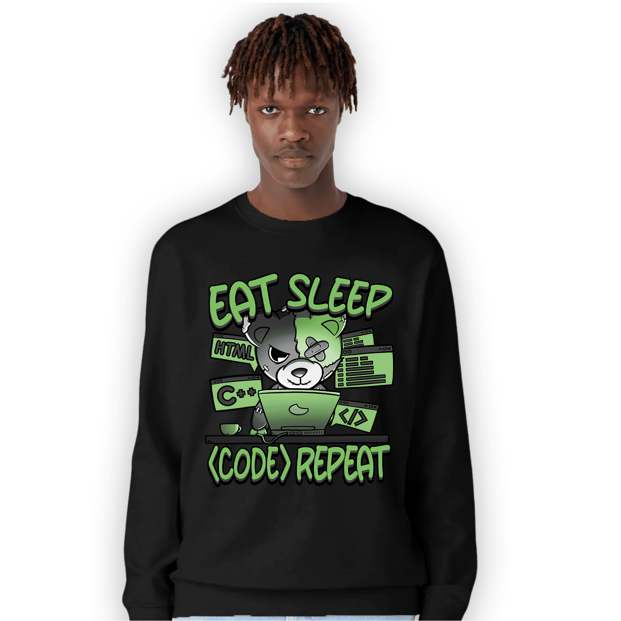 SB Dunk Buttercup Sweatshirt Match Eat Sleep Code BER - NastyJamz
