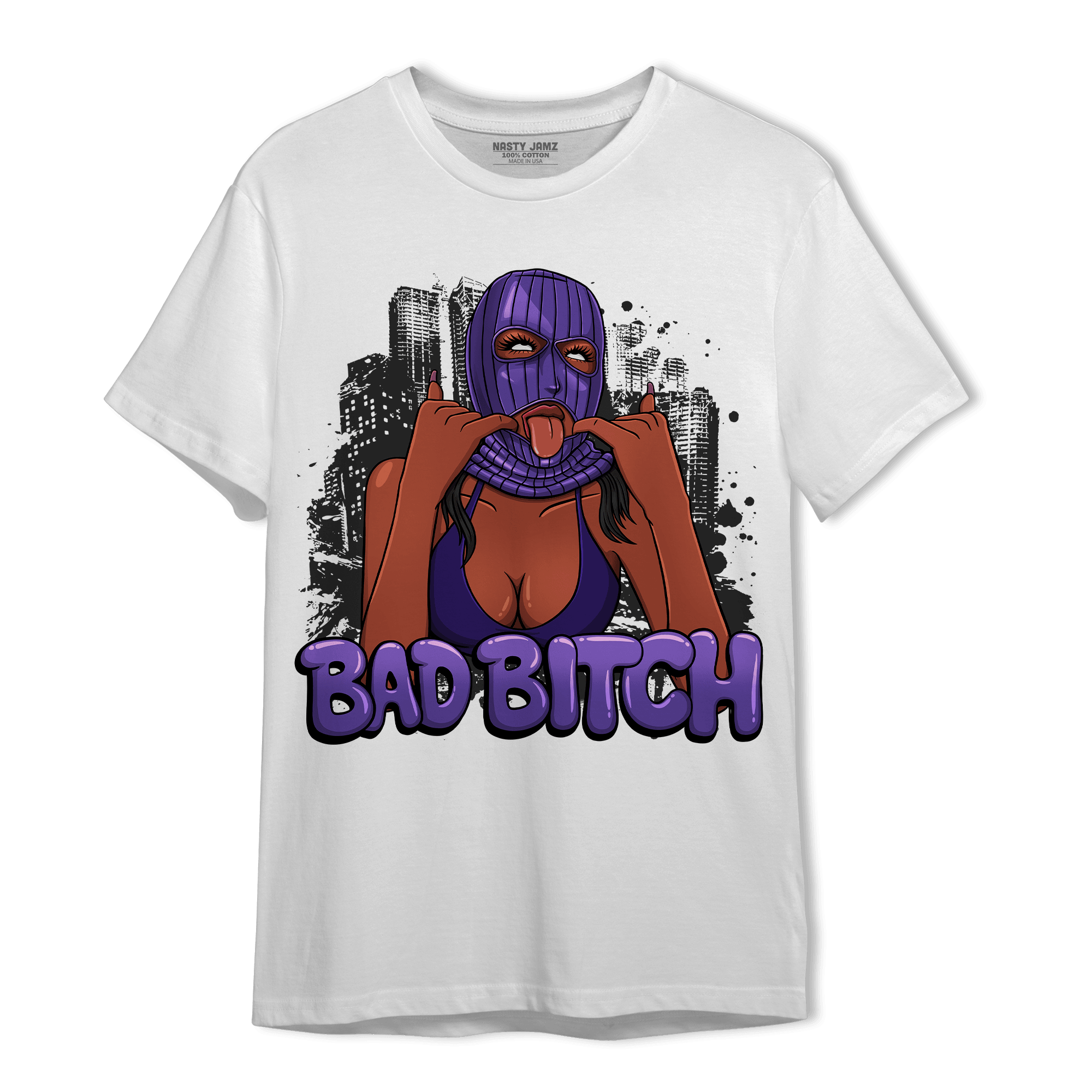 Field Purple 12s T Shirt Match Gangster Bad Bitch - NastyJamz