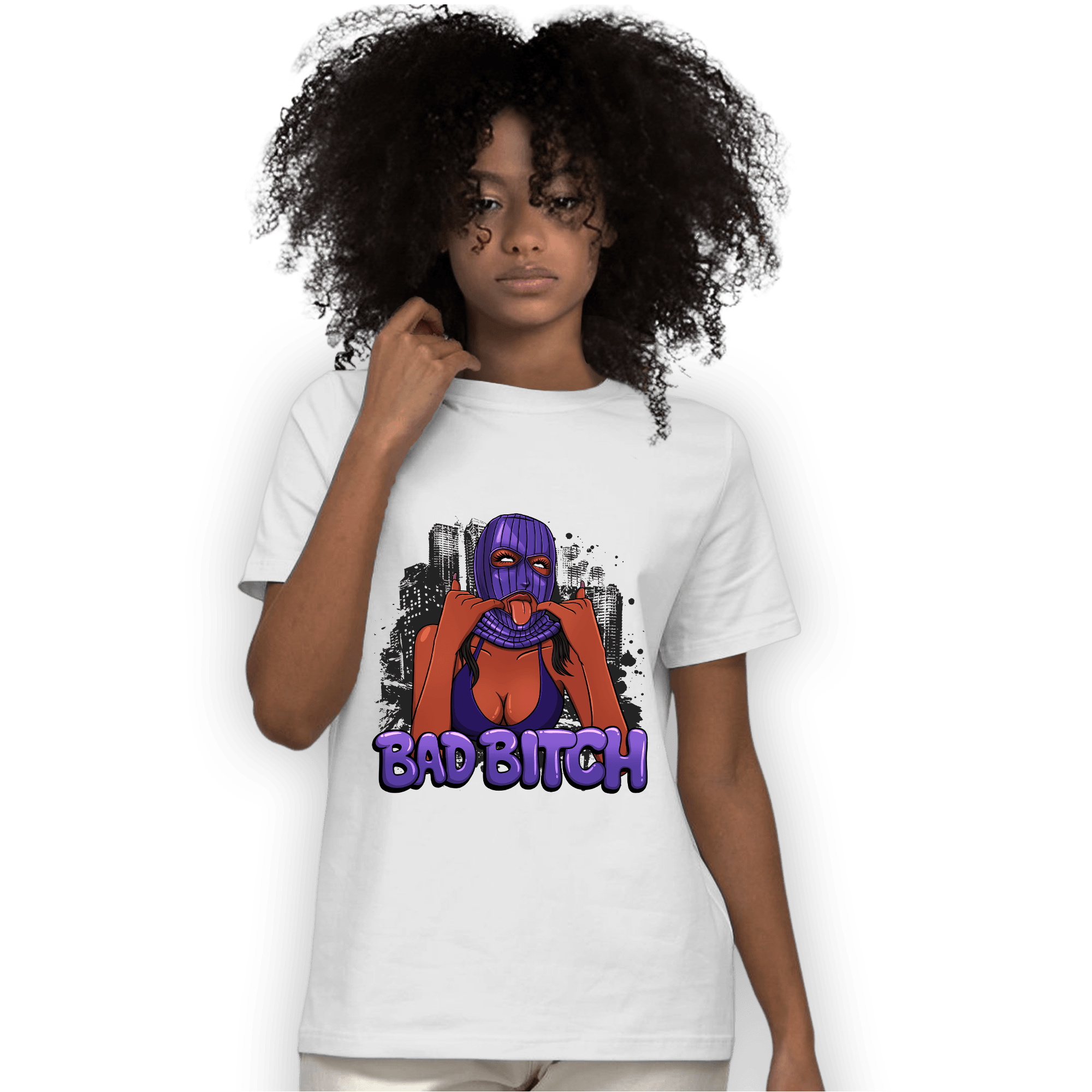 Field Purple 12s T Shirt Match Gangster Bad Bitch - NastyJamz
