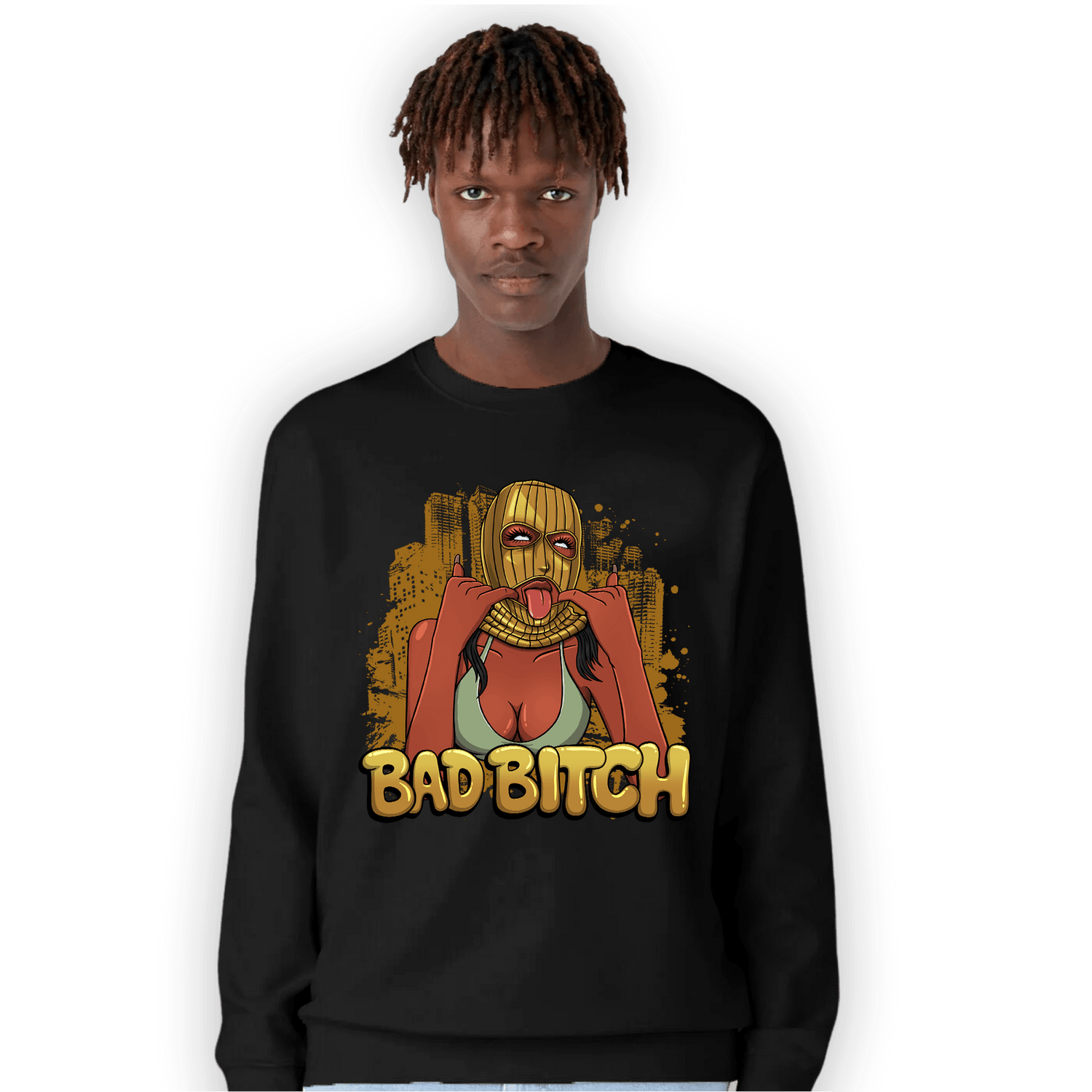 Wheat 13s Sweatshirt Match Gangster Bad Bitch - NastyJamz