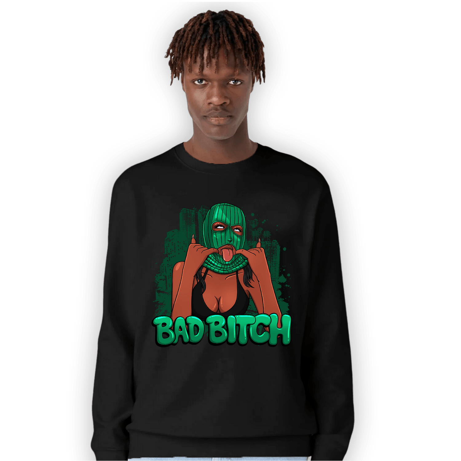 Celtic Lucky Green 1s Sweatshirt Match Gangster Bad Bitch - NastyJamz