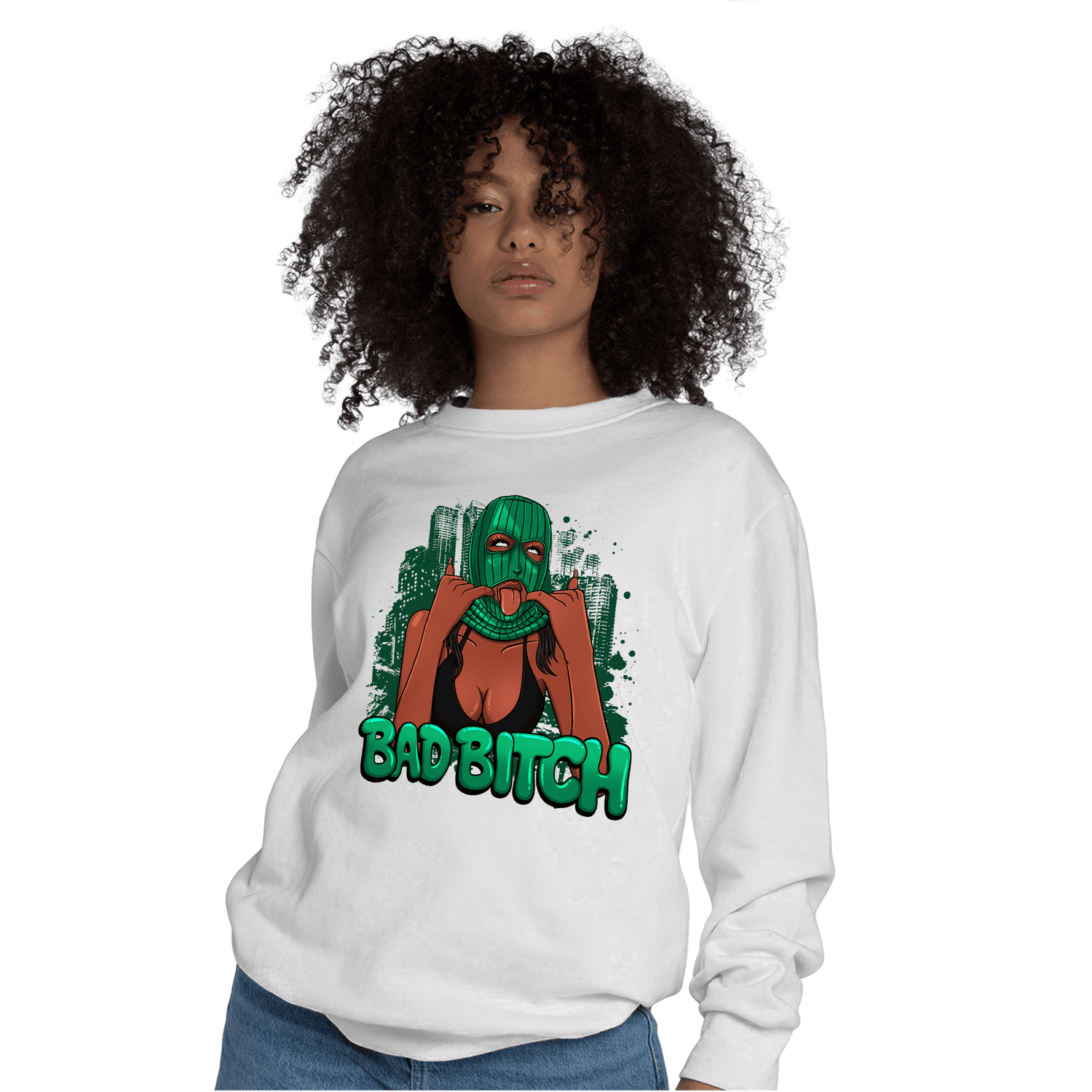 Celtic Lucky Green 1s Sweatshirt Match Gangster Bad Bitch - NastyJamz