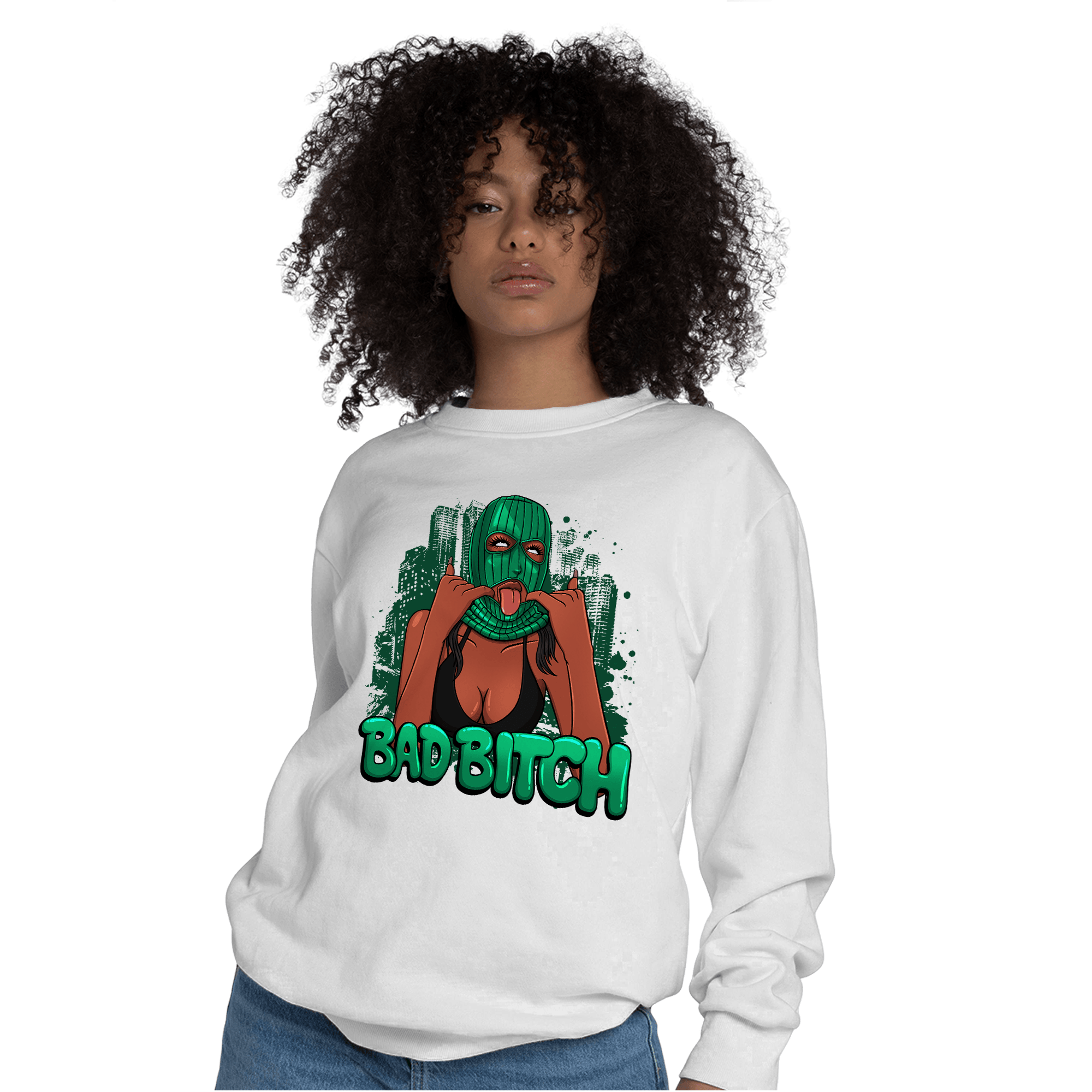 Celtic Lucky Green 1s Sweatshirt Match Gangster Bad Bitch - NastyJamz