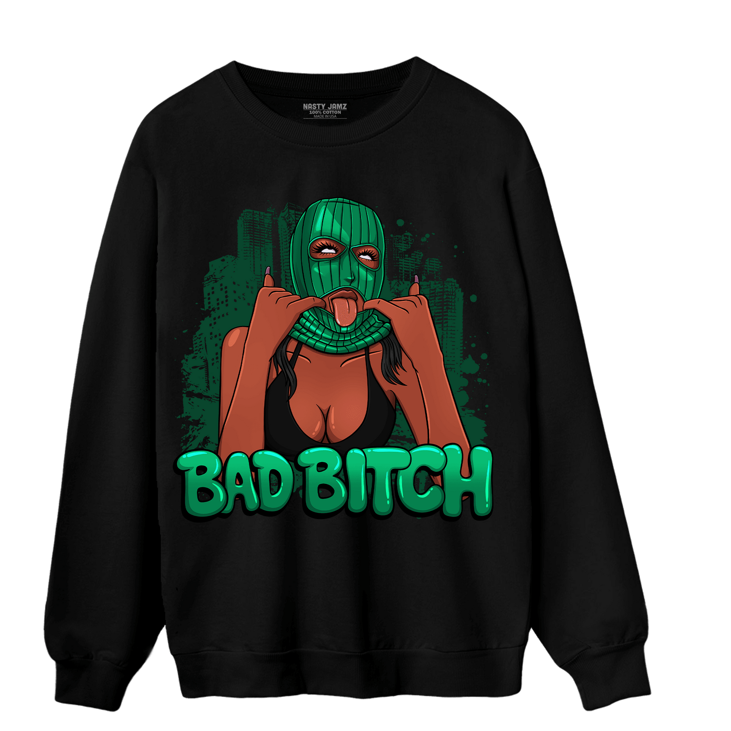 Celtic Lucky Green 1s Sweatshirt Match Gangster Bad Bitch - NastyJamz