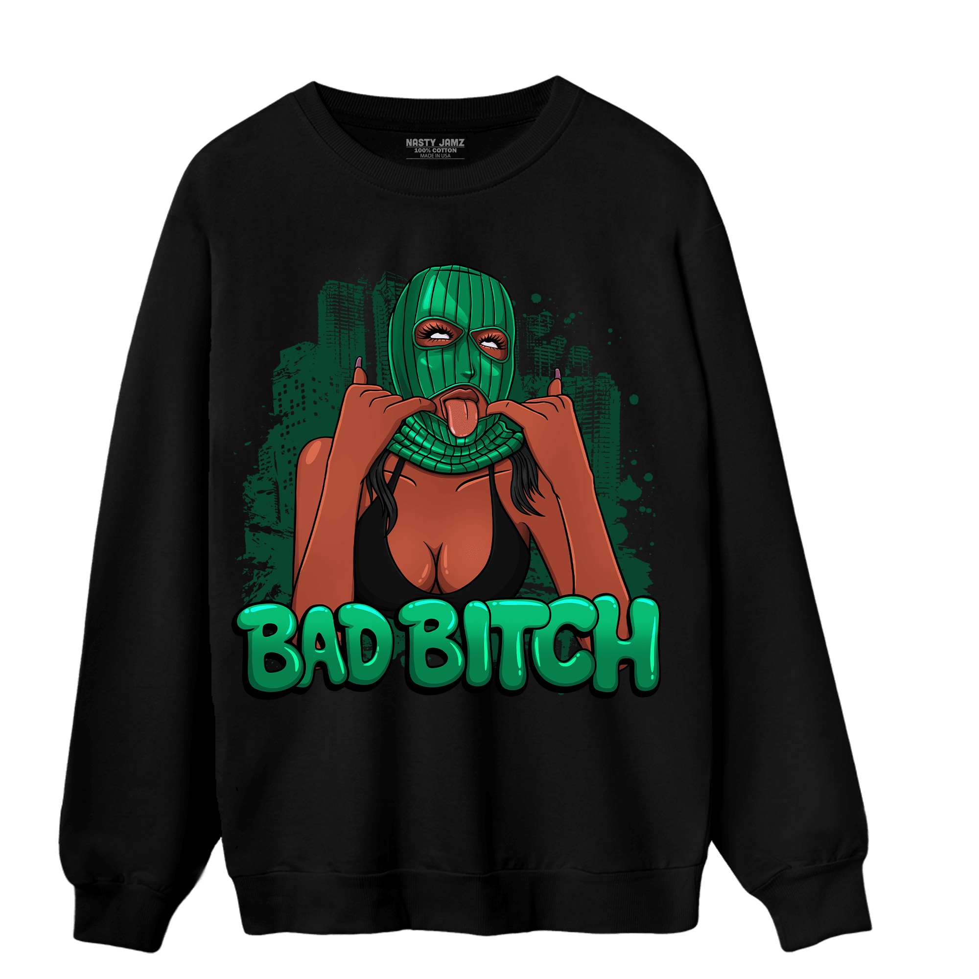 Celtic Lucky Green 1s Sweatshirt Match Gangster Bad Bitch - NastyJamz