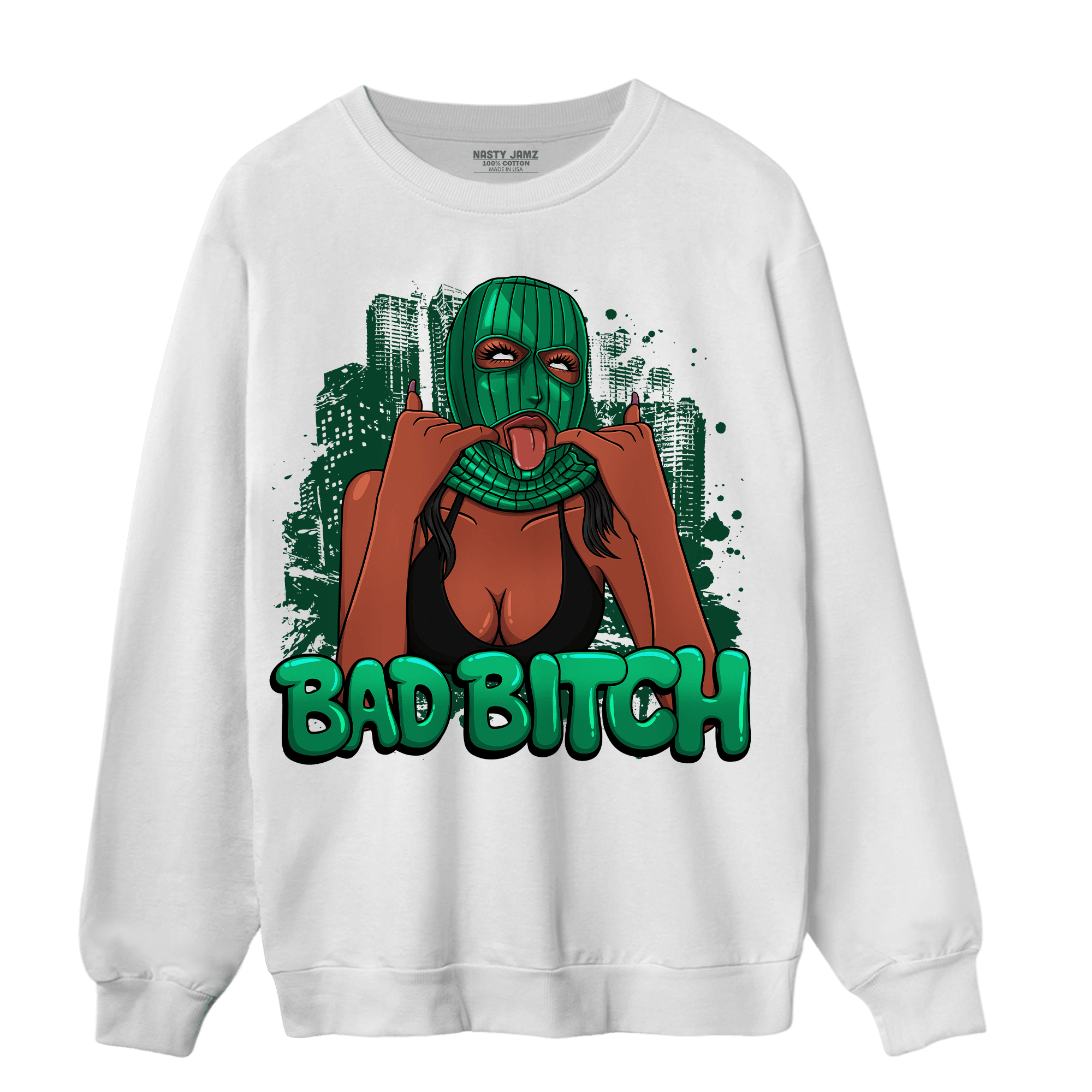 Celtic Lucky Green 1s Sweatshirt Match Gangster Bad Bitch - NastyJamz