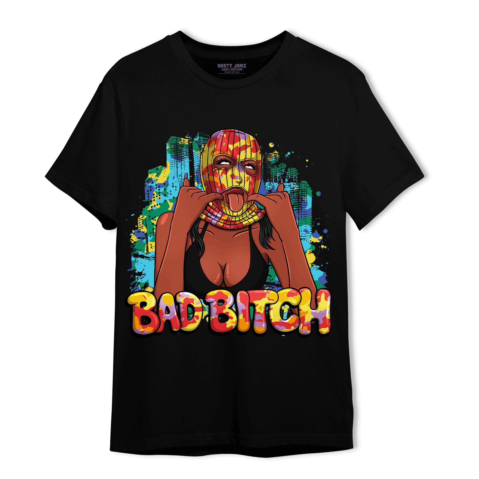 Mid GS Six Championships 1s T Shirt Match Gangster Bad Bitch - NastyJamz