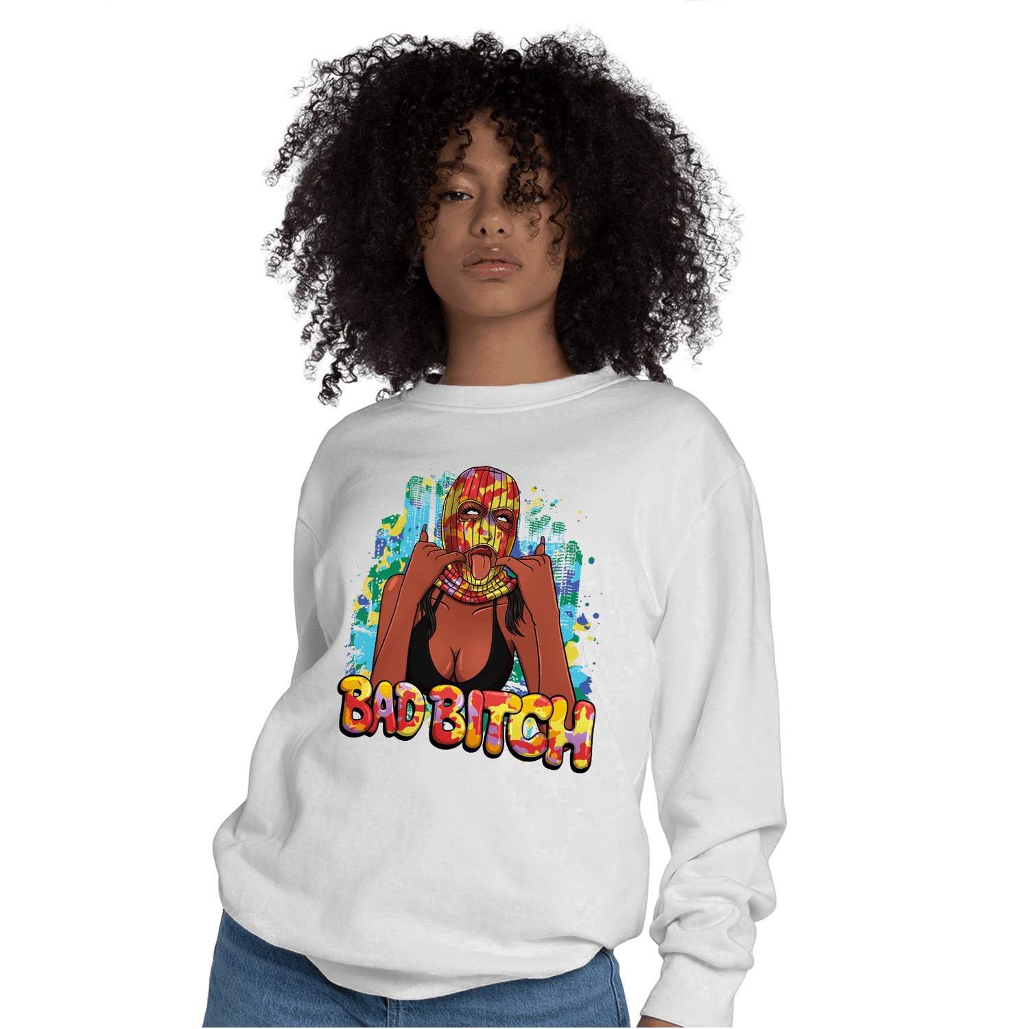 Mid GS Six Championships 1s Sweatshirt Match Gangster Bad Bitch - NastyJamz