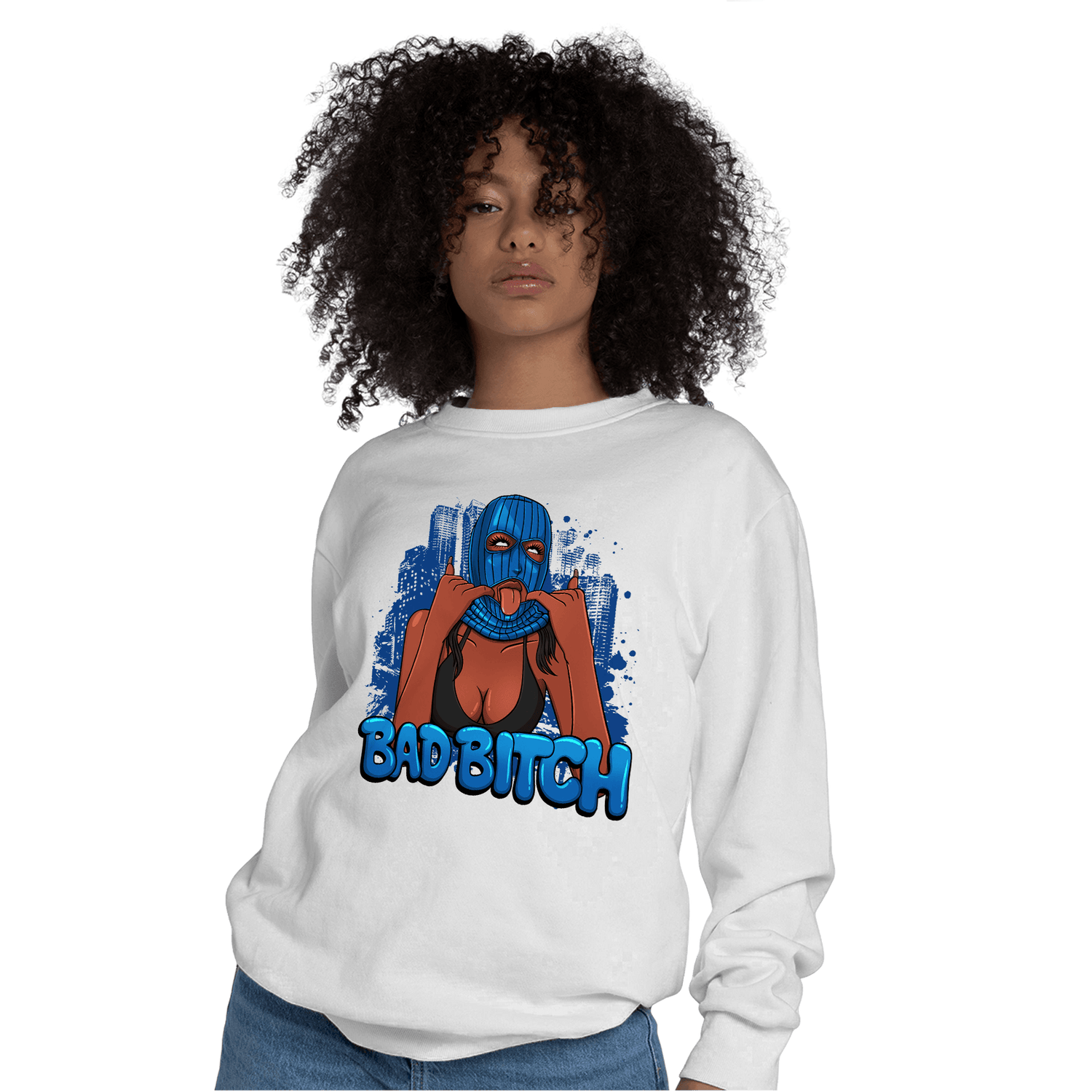 Royal Reimagined 1s Sweatshirt Match Gangster Bad Bitch - NastyJamz
