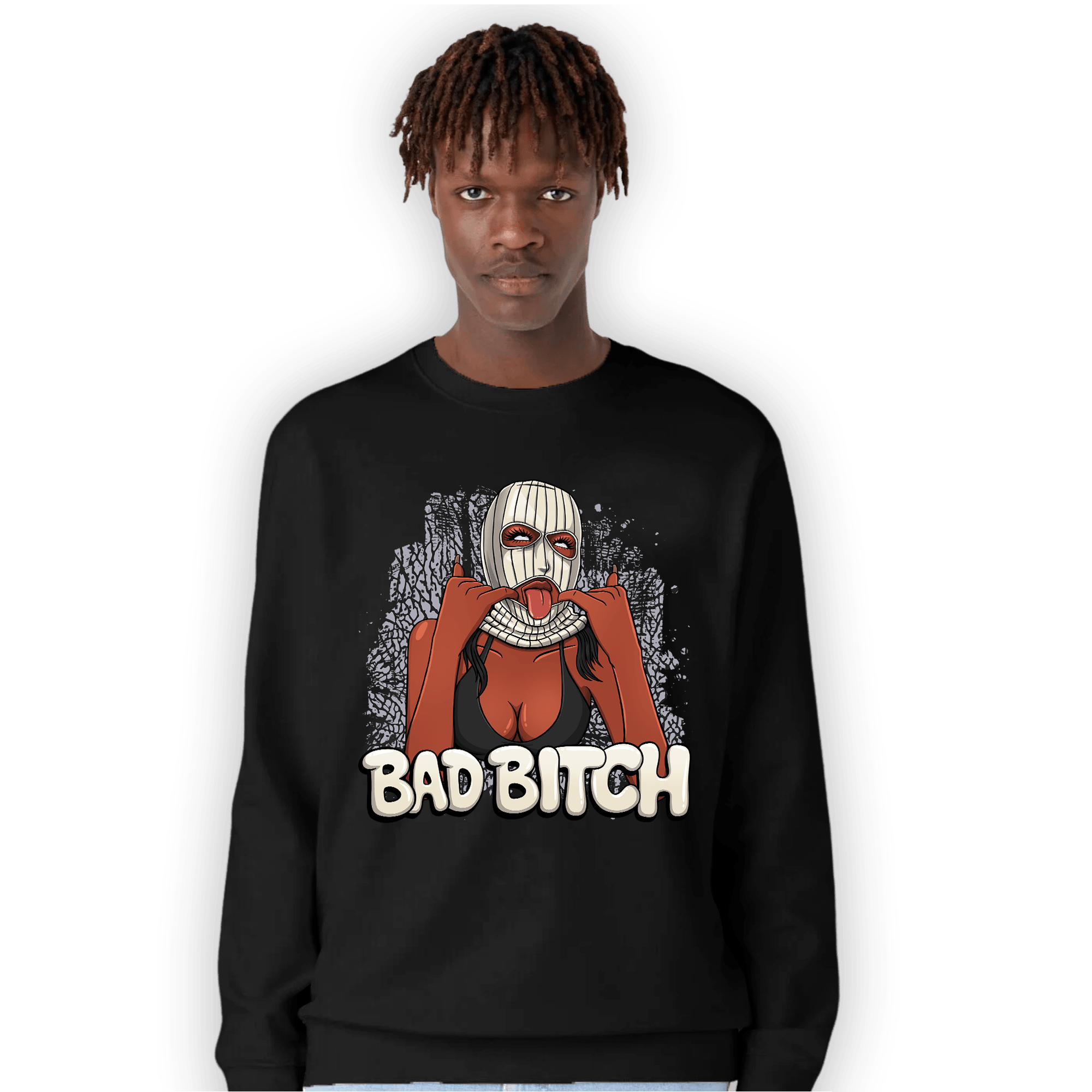 Off Noir 3s Sweatshirt Match Gangster Bad Bitch - NastyJamz