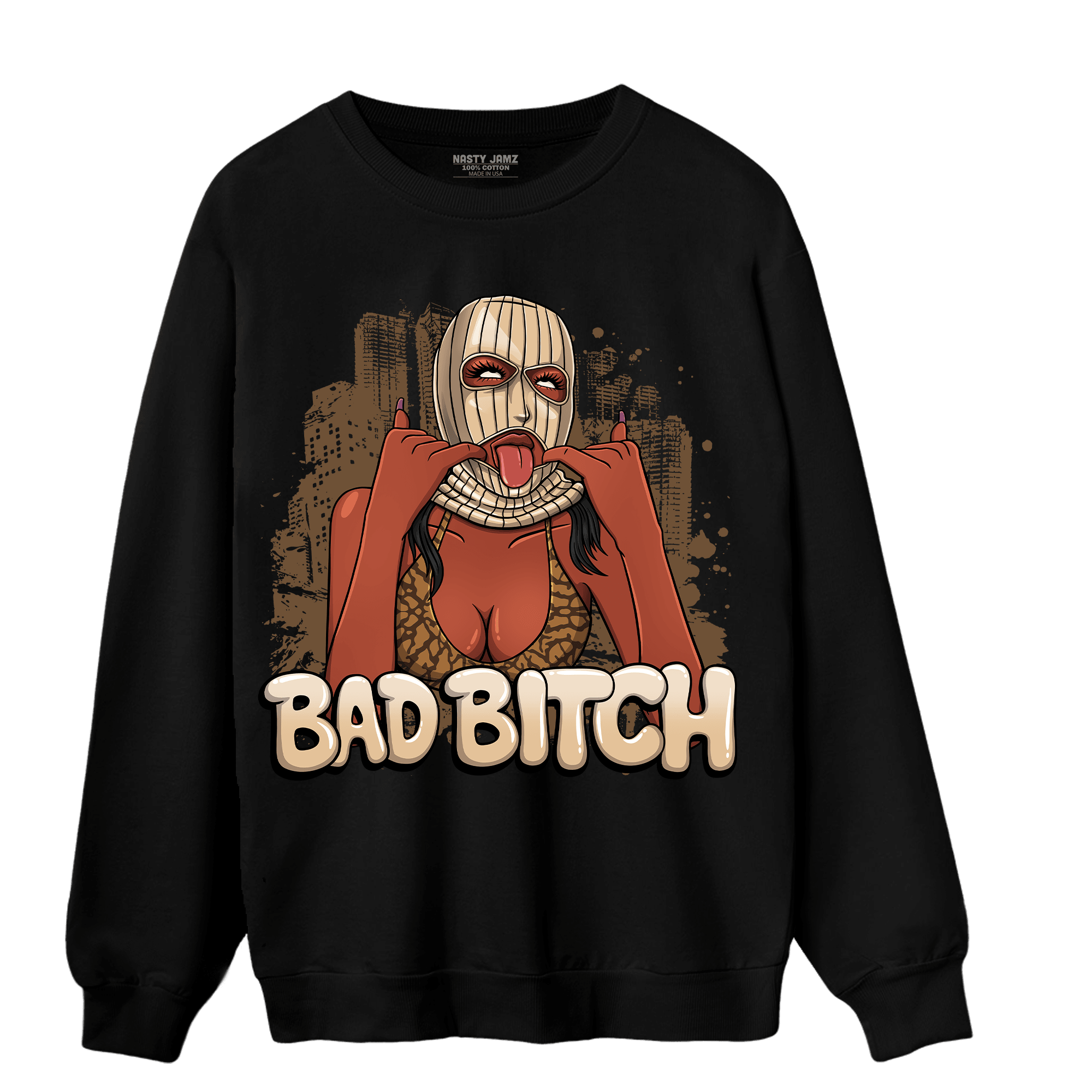 Palomino 3s Sweatshirt Match Gangster Bad Bitch - NastyJamz