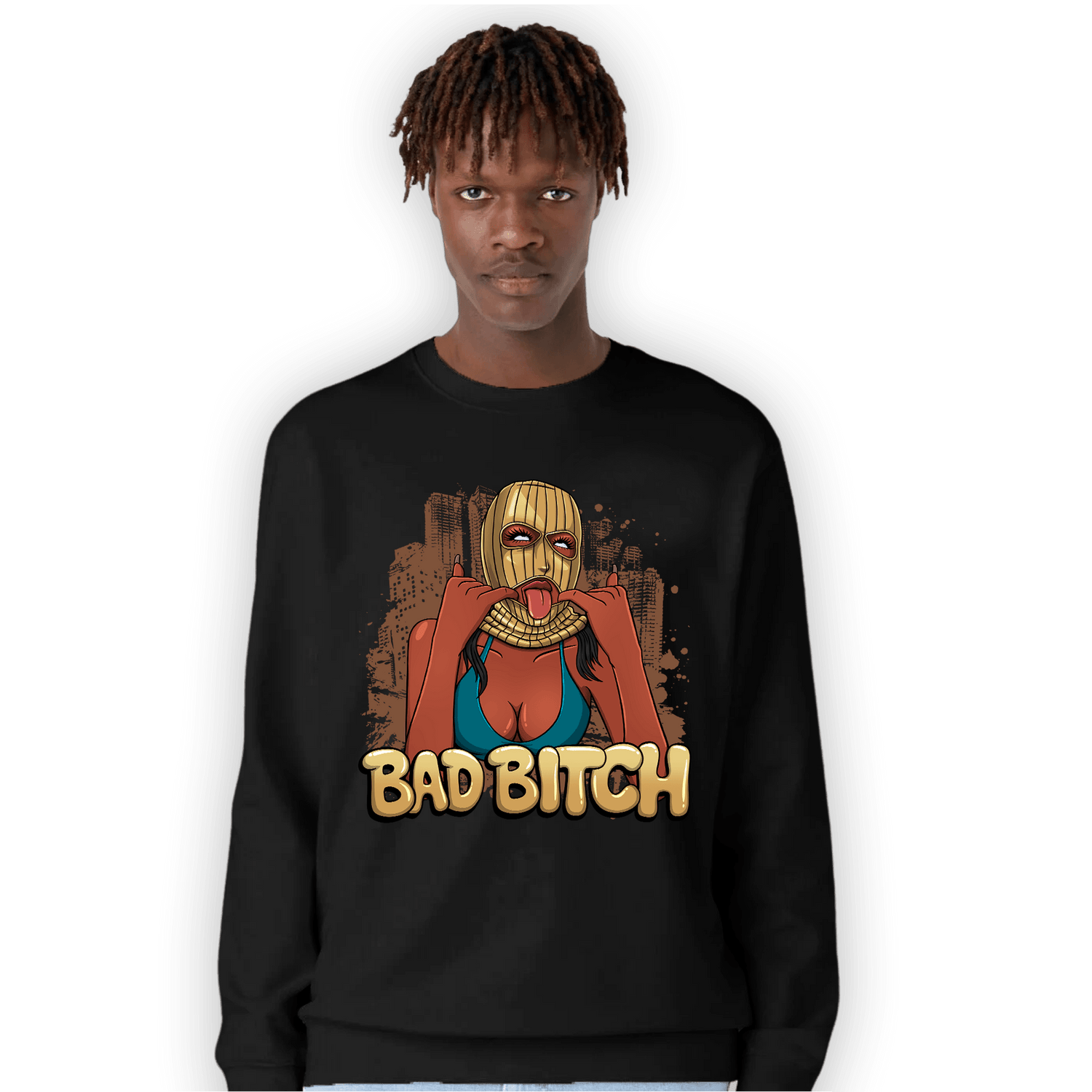 Cacao Wow 4s Sweatshirt Match Gangster Bad Bitch - NastyJamz
