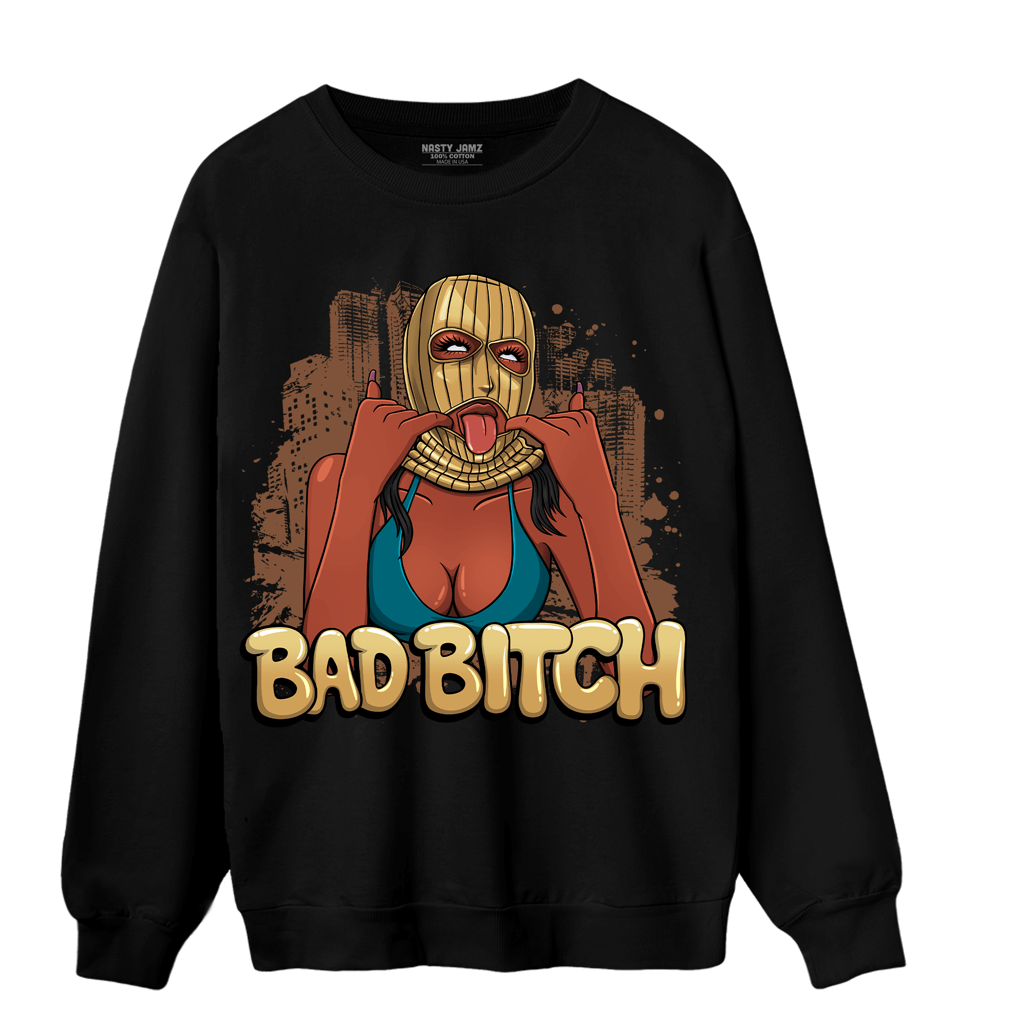 Cacao Wow 4s Sweatshirt Match Gangster Bad Bitch - NastyJamz