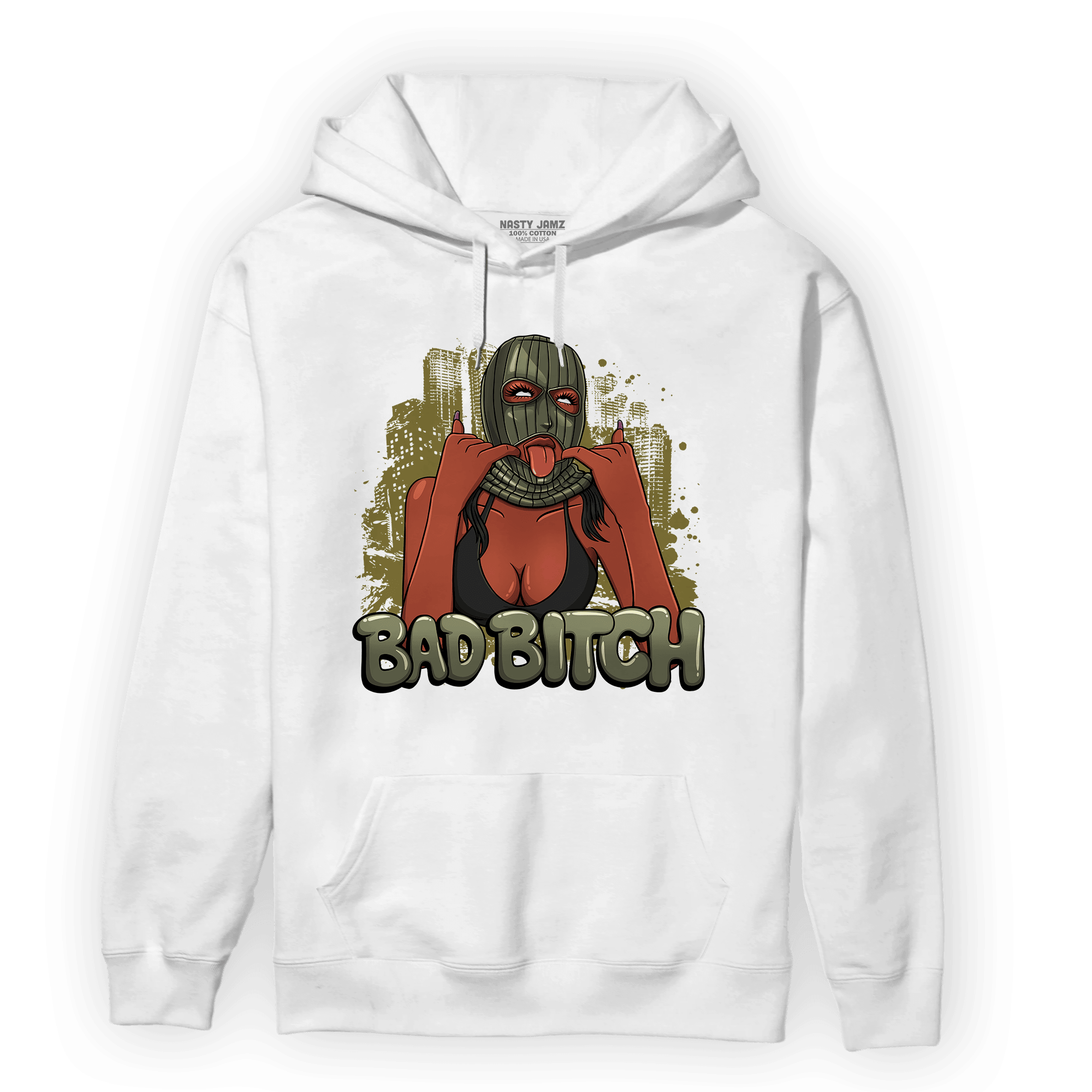 SE Craft Medium Olive 4s Hoodie Match Gangster Bad Bitch - NastyJamz